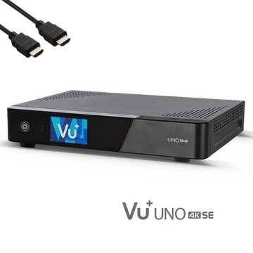 VU+ UNO 4K SE UHD HDR 1x DVB-S2 FBC Sat Twin Tuner E2 Linux PVR Receiver, SAT-Receiver