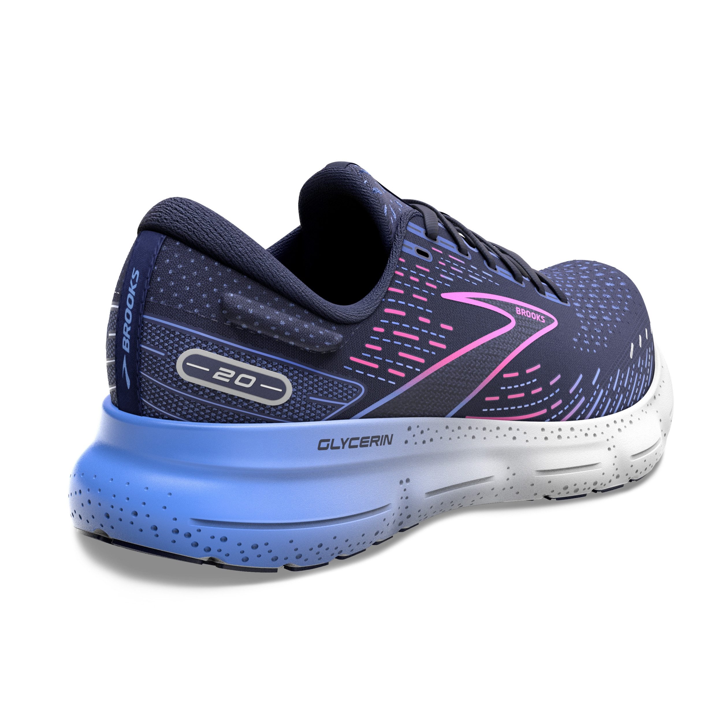 Brooks Glycerin 20 Damen Laufschuh Peacoat/Blue/Pink günstig online kaufen
