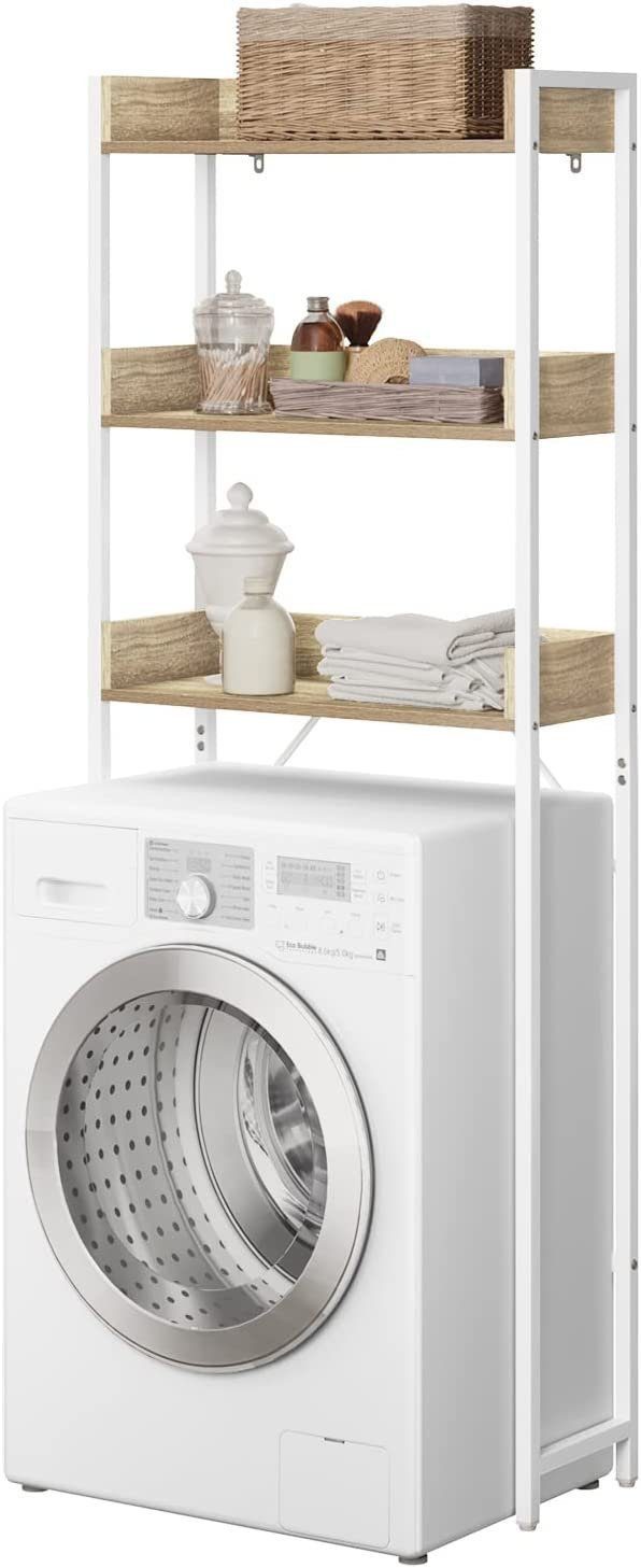 EUGAD Mehrzweckregal, 1-tlg., Toilettenregal, Waschmaschinenregal, 3-stöcki günstig online kaufen