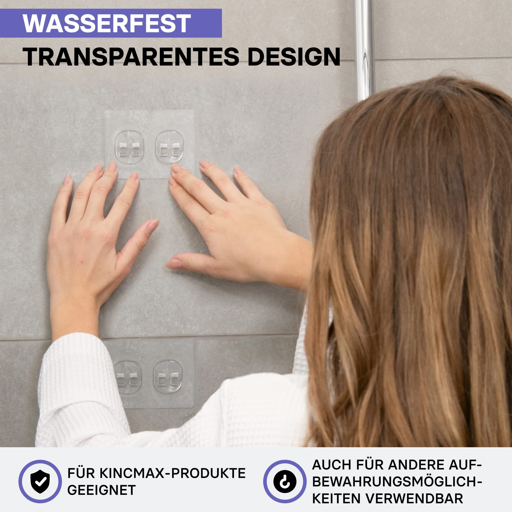 Kincmax Duschablage 2er Set wasserfeste Schwammhalter günstig online kaufen