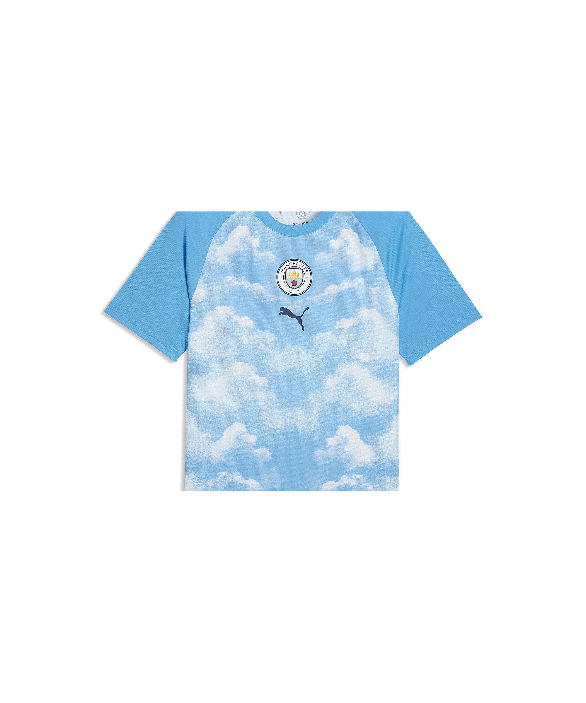 PUMA Fußballtrikot PUMA Manchester City Warm Up Trikot Teamsport