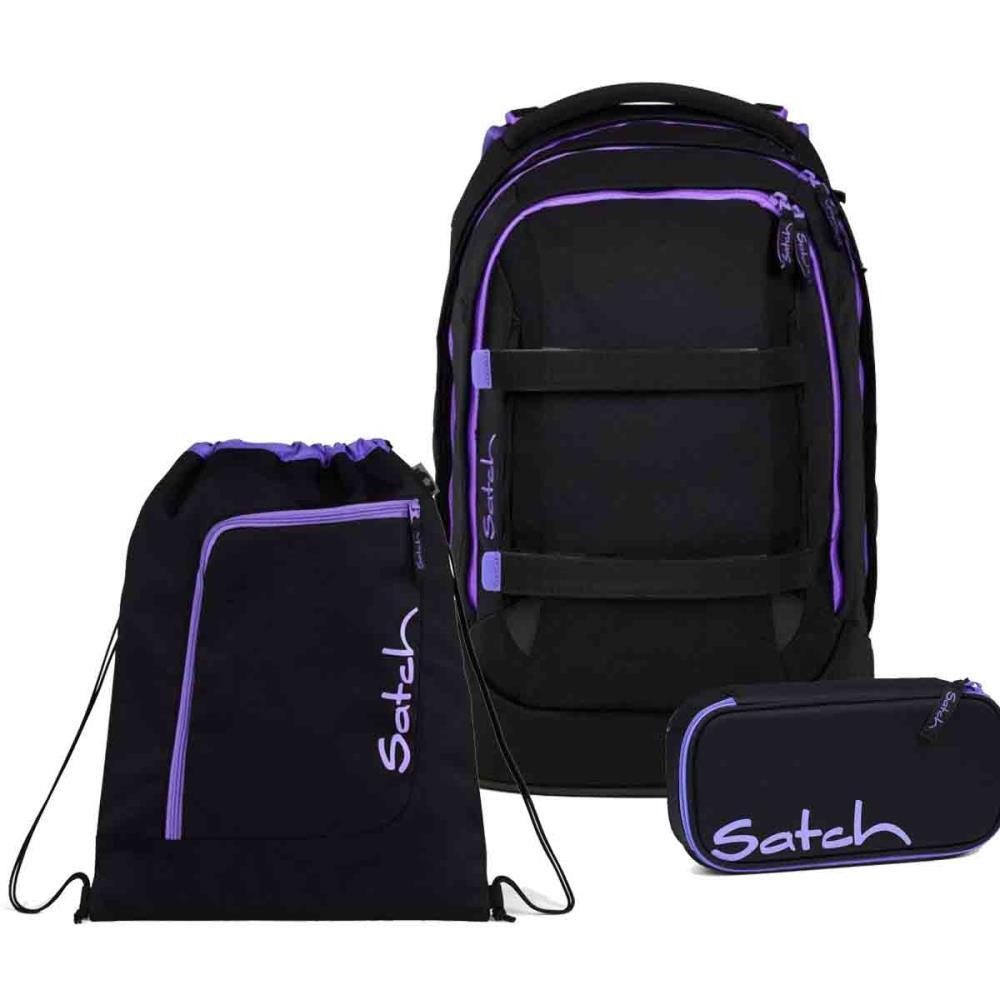 Satch Schulrucksack Pack (3tlg., inkl. Schlamperbox und Sportbeutel)