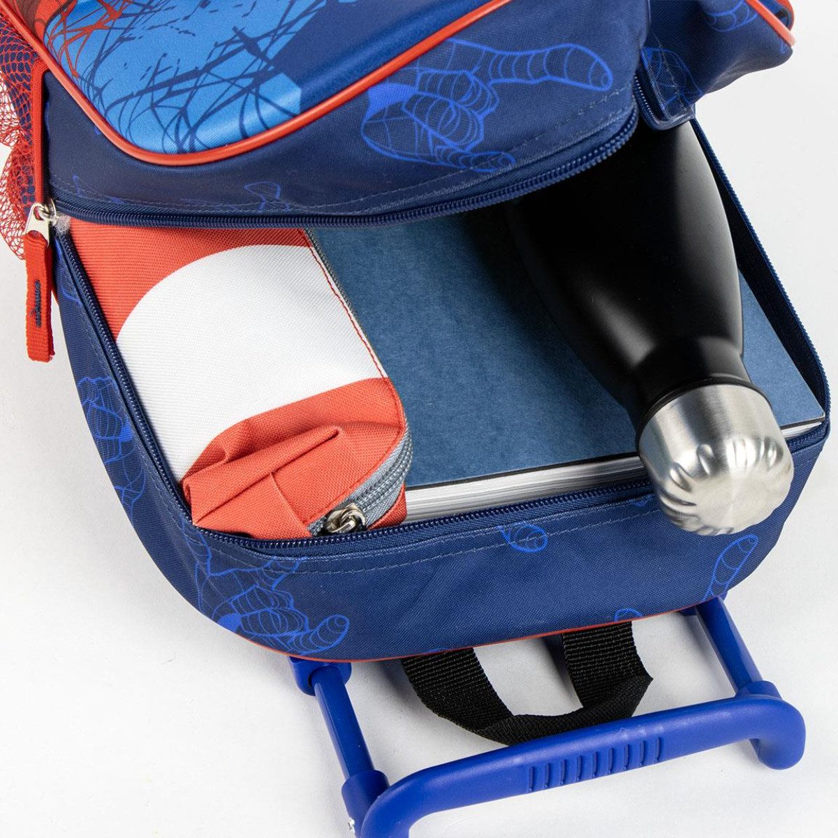 Cerda Trolley Spiderman 3D Rucksack mit Trolley Kinder Marvel Schultasche