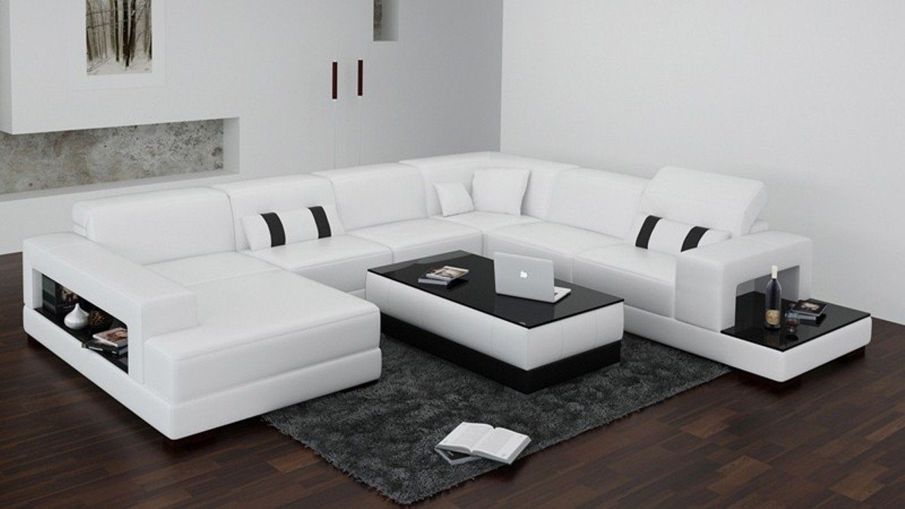 Couchen Sitz Luxus Polster Leder Couch Sofa Neu Eck Garnitur Ecksofa, JVmoebel Ecke