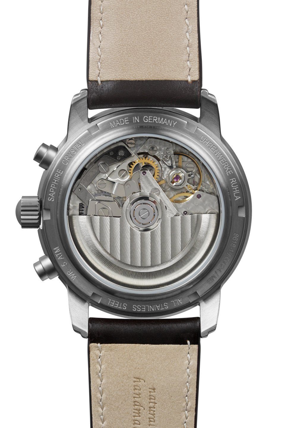 ZEPPELIN Automatikuhr 8618M-1 100 Jahre Chronograph Saphirglas Stahlband 43 mm, Made in Germany