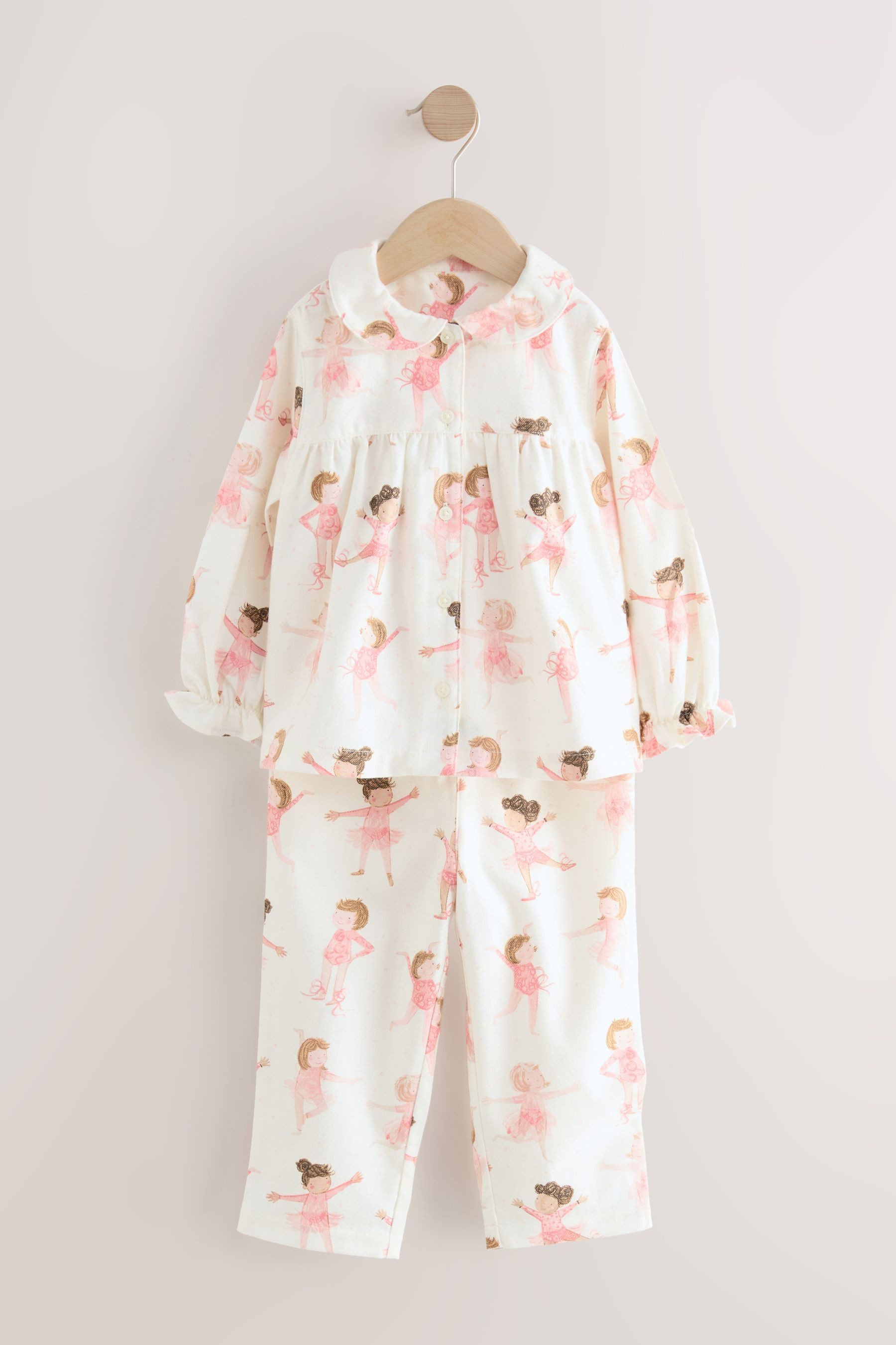 Next Pyjama Pyjama aus Webstoff mit durchgehender Knopfleiste (6 tlg) – Bild 4 von 5