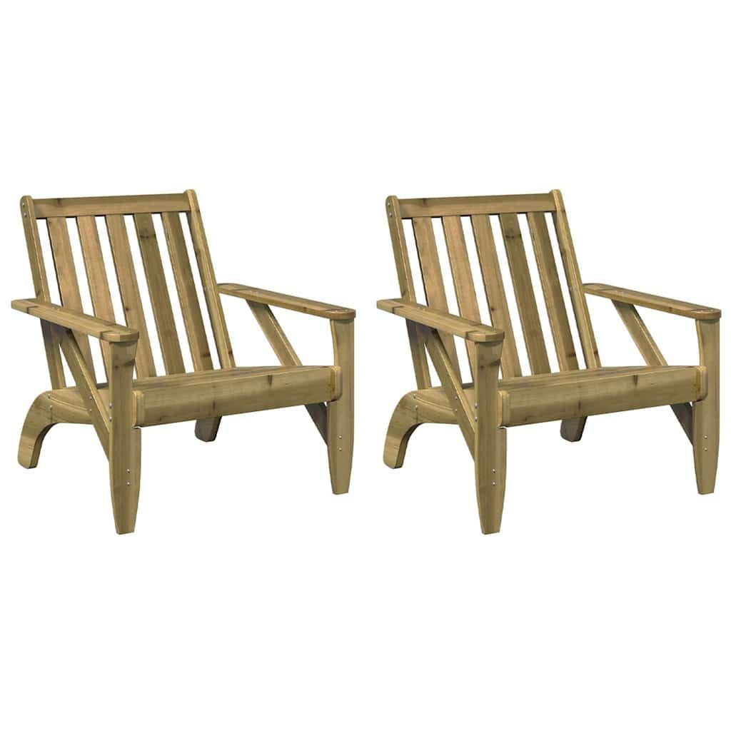 vidaXL Gartenstuhl Adirondack-Gartenstühle 2 Stk. 75x77x77 günstig online kaufen