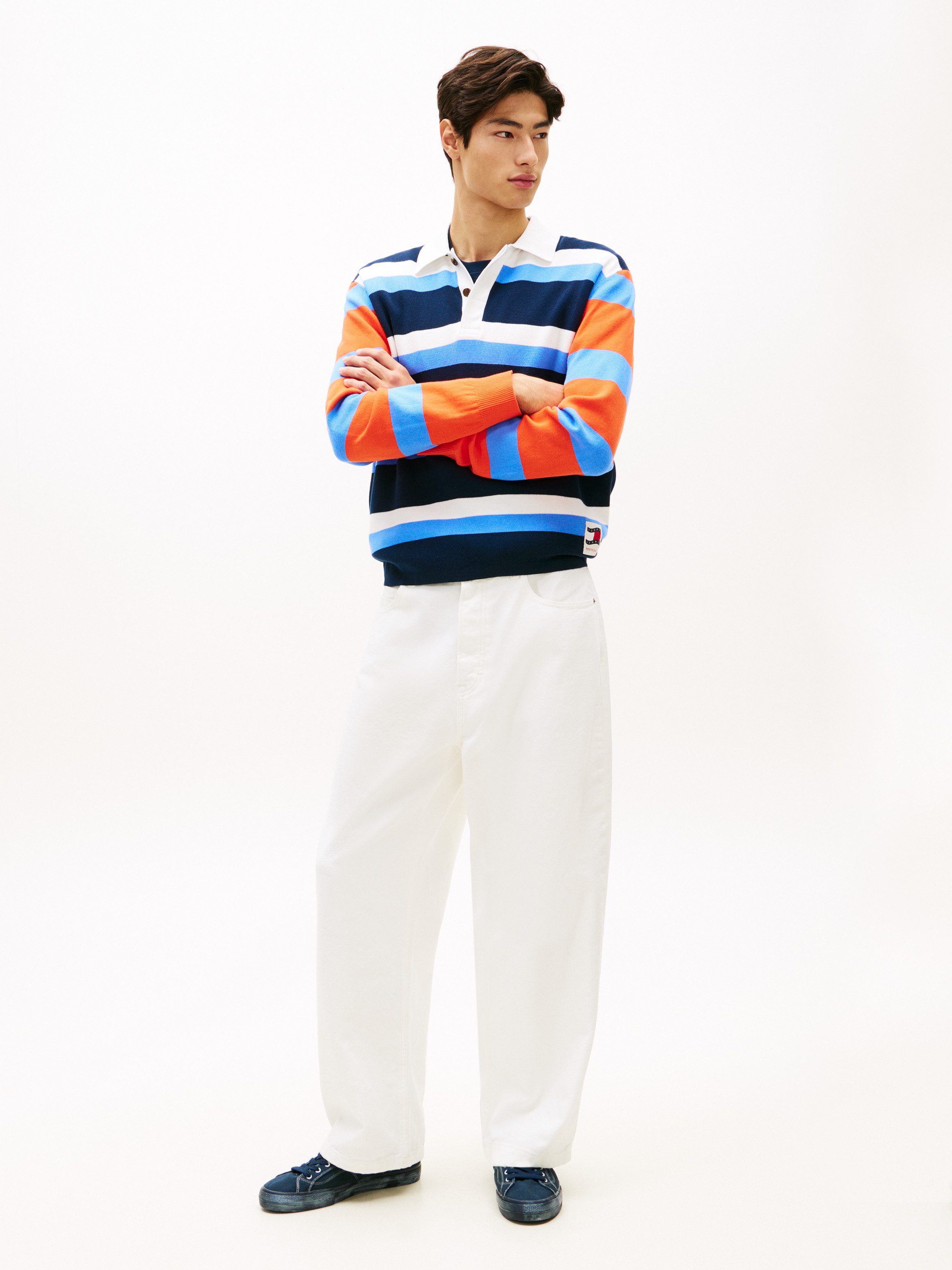 Tommy Jeans Polokragenpullover REGULAR RUGBY Regular fit mit Polokragen