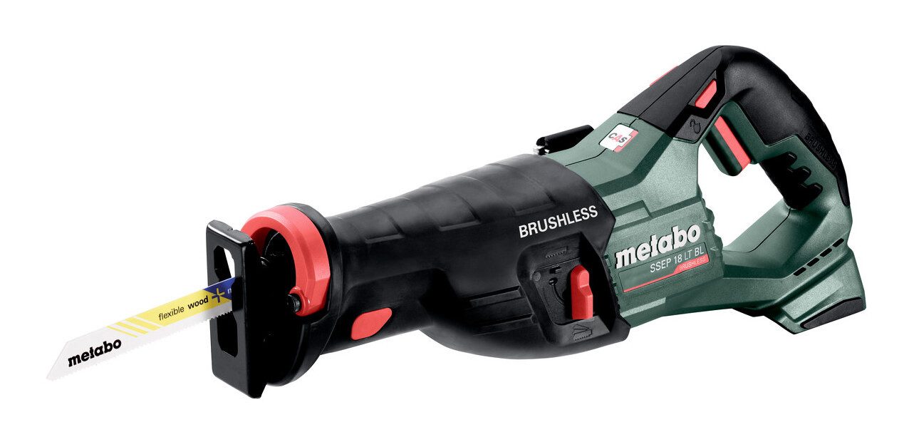 metabo Akku-Säbelsäge SSEP 18 LT BL, Ohne Akku in metaBOX 165 L