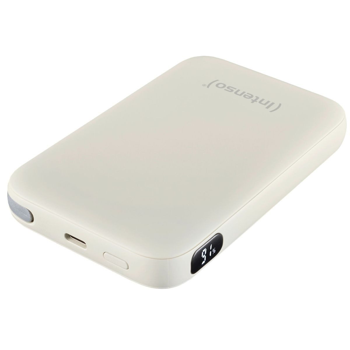 Intenso Powerb. S10000 10000mAh integr.USB-C Kabel,beige Powerstation