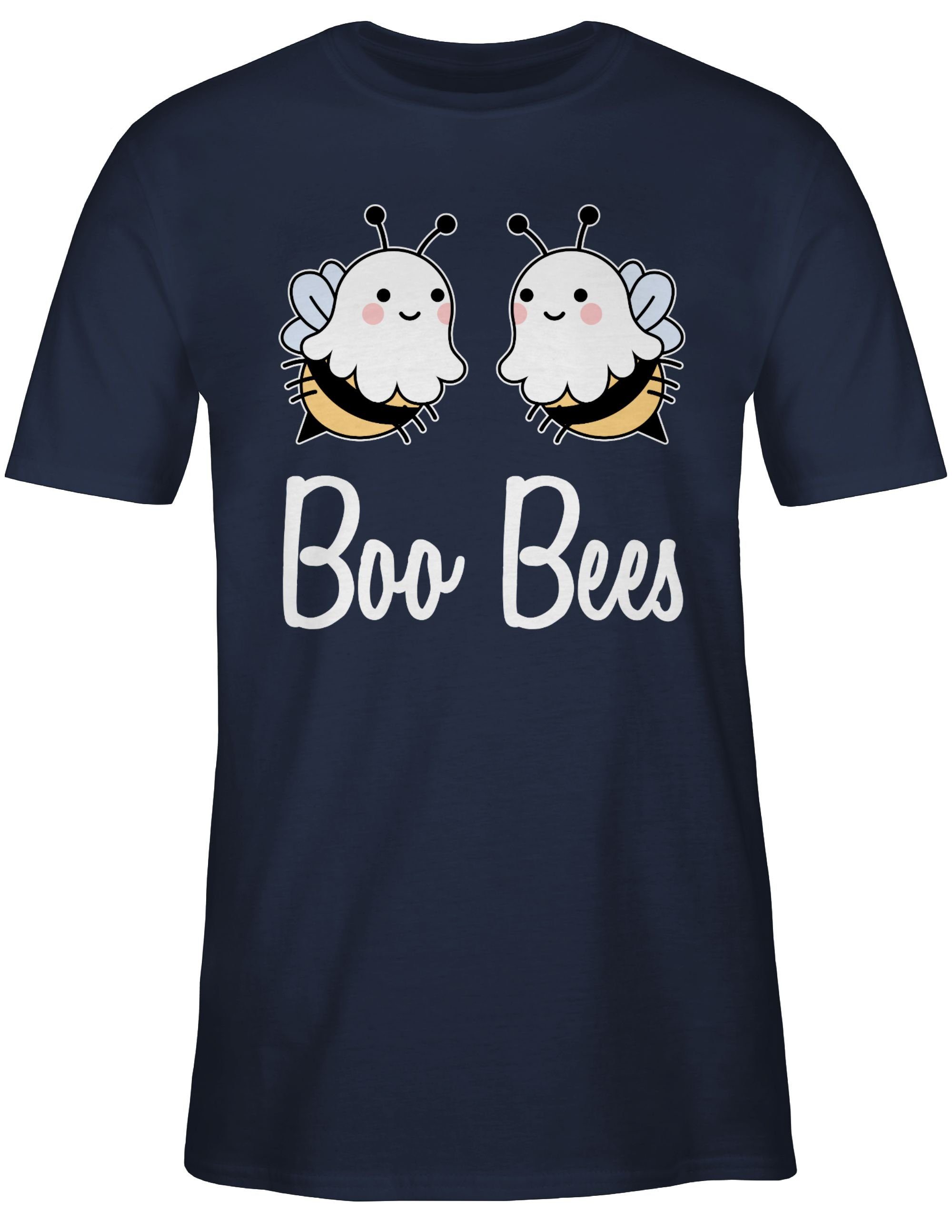Shirtracer T-Shirt Boo Bees Boobs Halloween Kostüme Herren