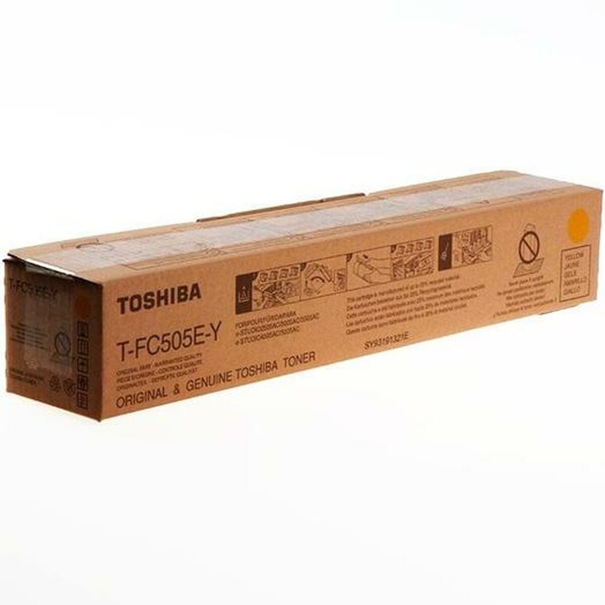 Toshiba Laserdrucker Toner Toshiba T-FC505EY Gelb Tintenpatrone