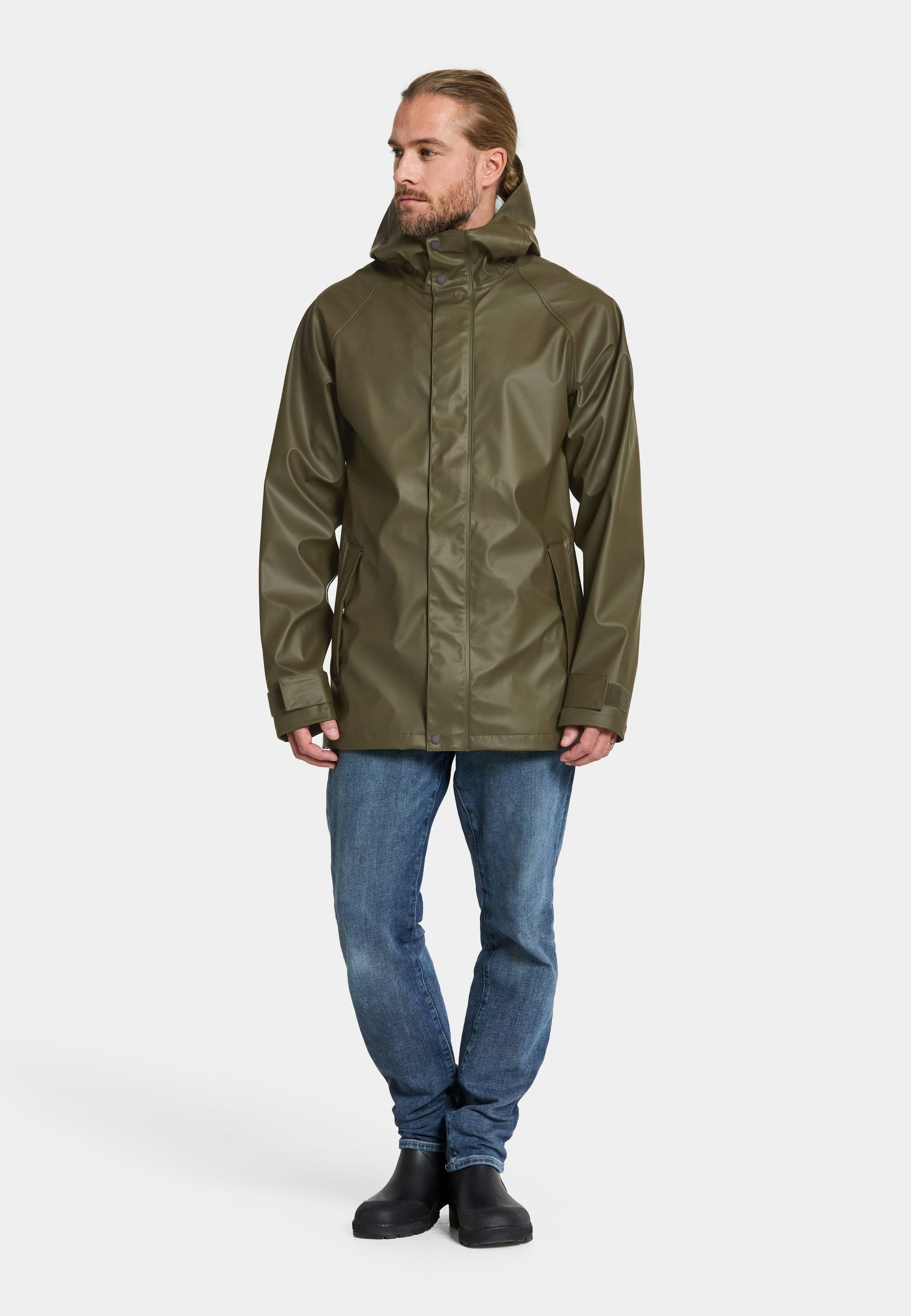 Didriksons Regenjacke Regenjacke Wasserdicht Didriksons Herren DARWIN mit Kapuze mit Taschen – Bild 2 von 5