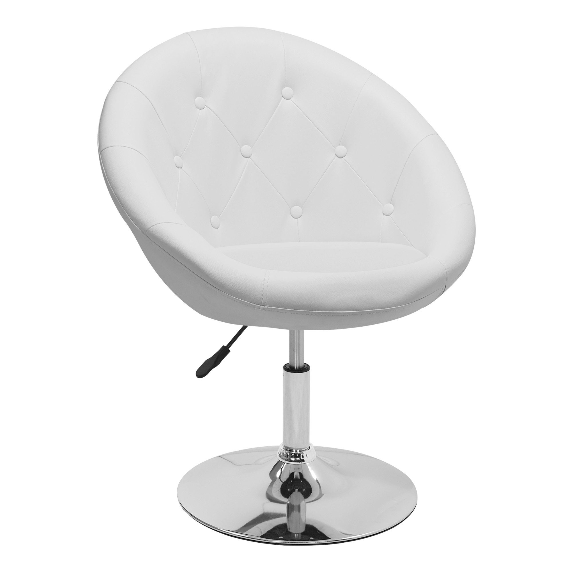 Duhome Loungesessel 509A, Cocktailsessel Clubsessel Schminktischstuhl Drehstuhl Höhenverstellbar