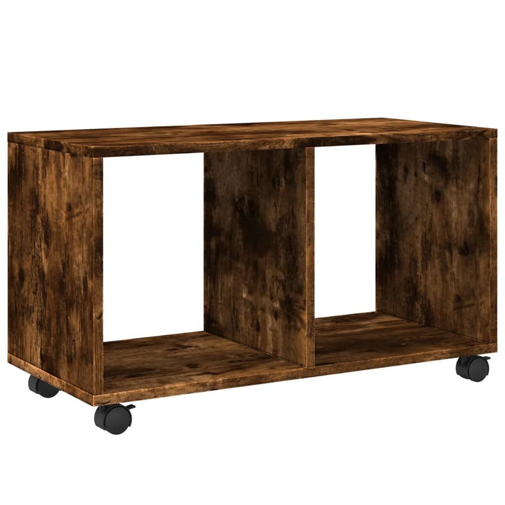vidaXL Beistelltisch Rollschrank Räuchereiche 72x33x42,5 cm Holzwerkstoff ( günstig online kaufen