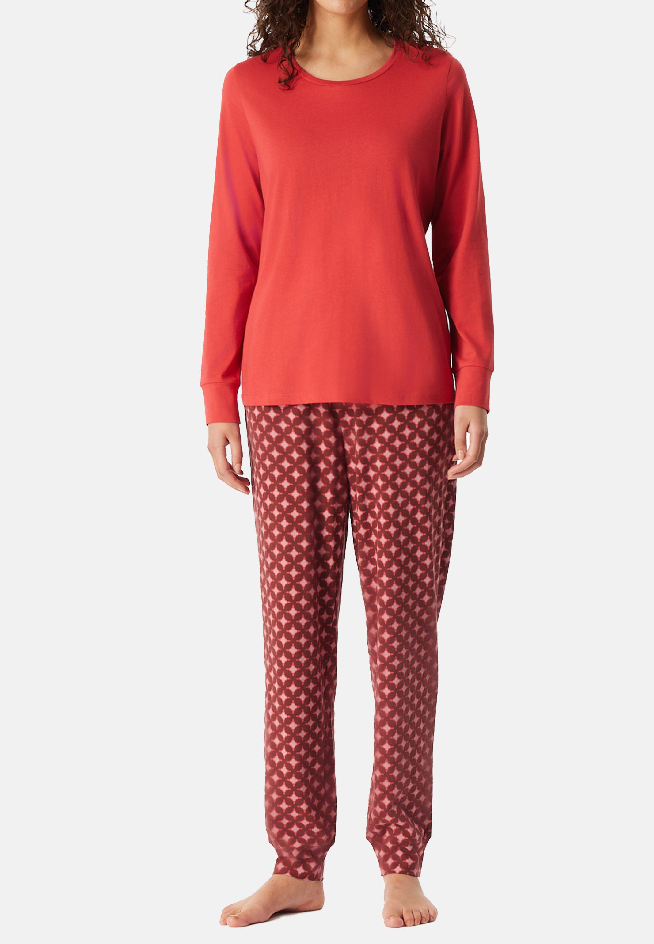 Schiesser Pyjama Comfort Essentials (Set, 2 tlg) Schlafanzug - Baumwolle - günstig online kaufen