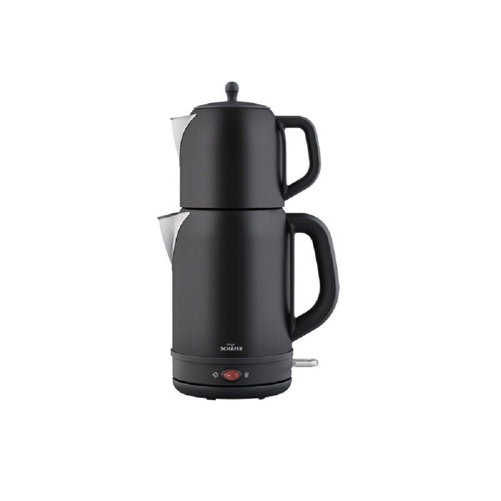Schäfer Elektronik Teekocher 74265 1,7L Wasserkocher Edelstahl Teemaschine