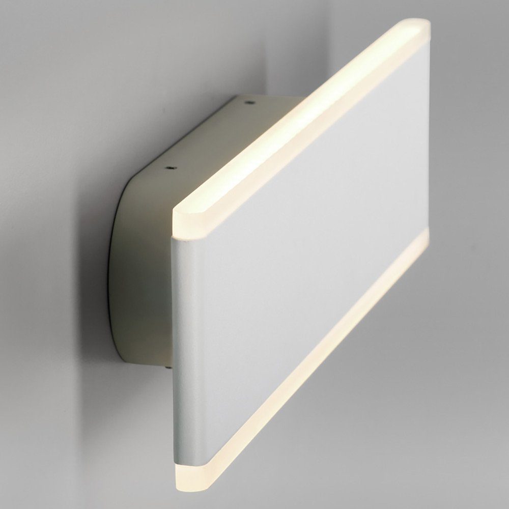 Schwarz, LED Warmweiß Wandlampe WS dimmbar 1020lm Licht-Trend Slim Wandleuchte