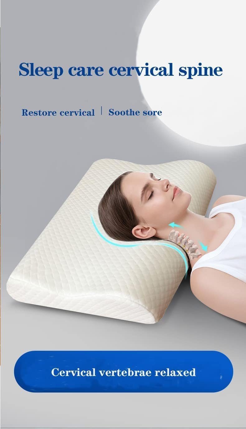 Odikalo Nackenkissen Kopfkissen Memory Foam Kissen Orthopädisch Ergonomisch  Höhen wählbar