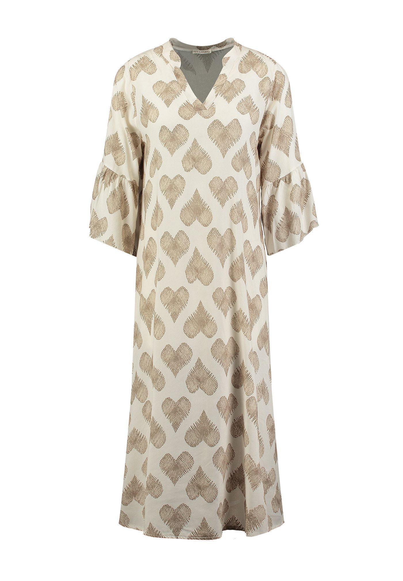 Key Largo Druckkleid WD HUGS v-neck (1-tlg)