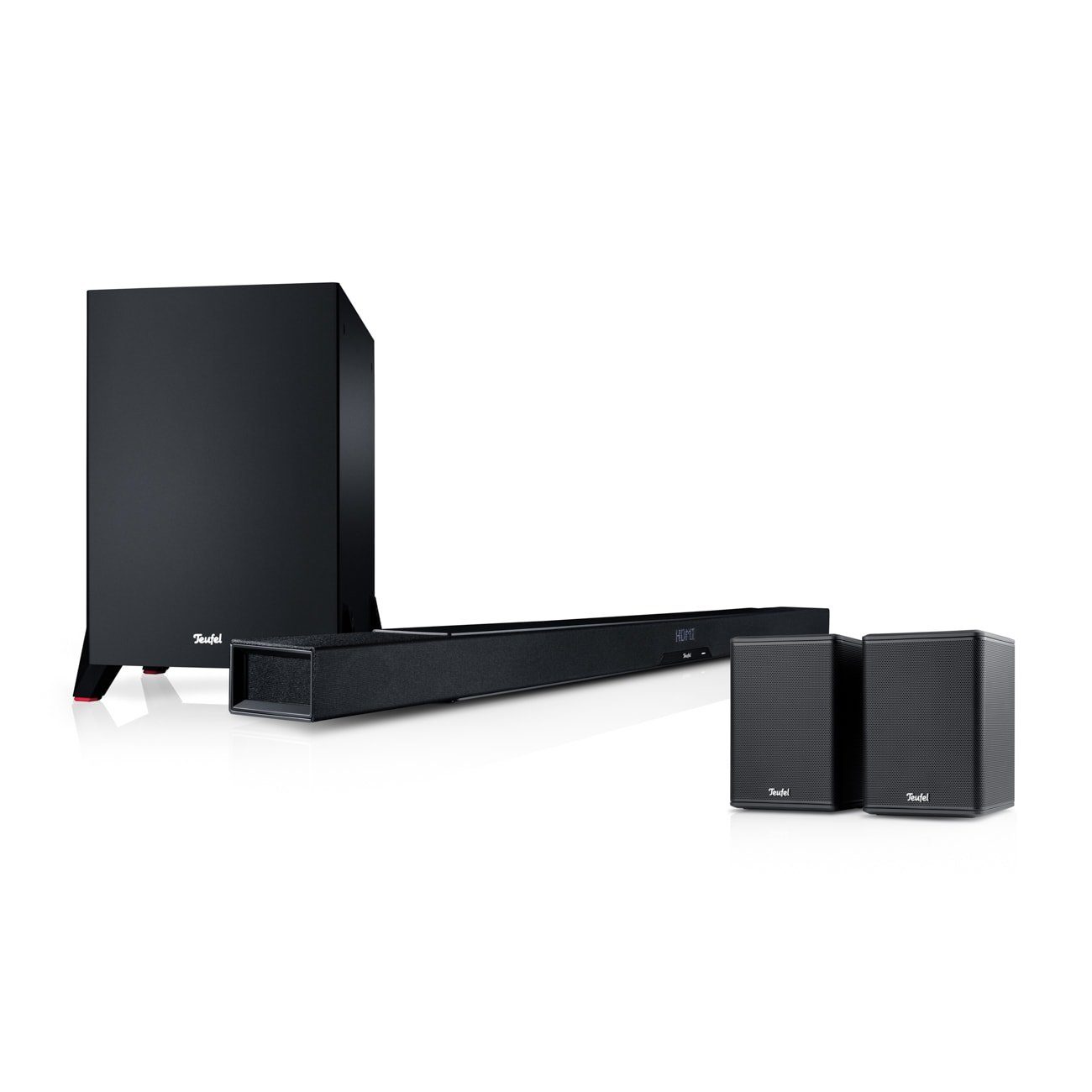 Teufel CINEBAR LUX Surround Ambition "5.1-Set" Soundbar (Bluetooth, 150 W, Internetradio, Sleeptimer)