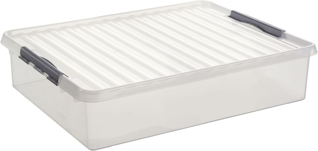 Sunware Aufbewahrungsbox Sunware Bettbox Q-Line 60L transparent 80 x 50 x