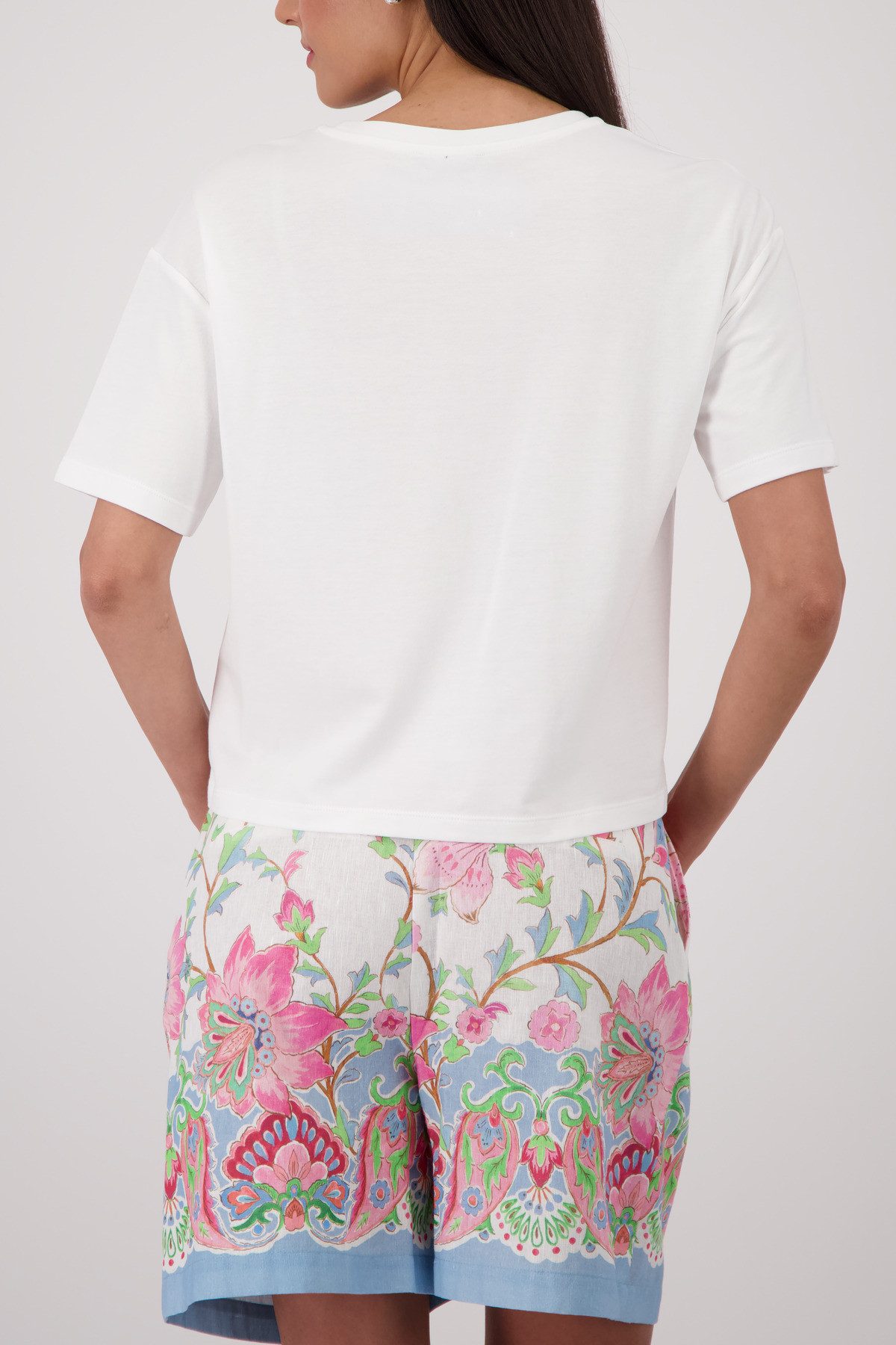 Monari Rundhalsshirt mit Buchstabenprint