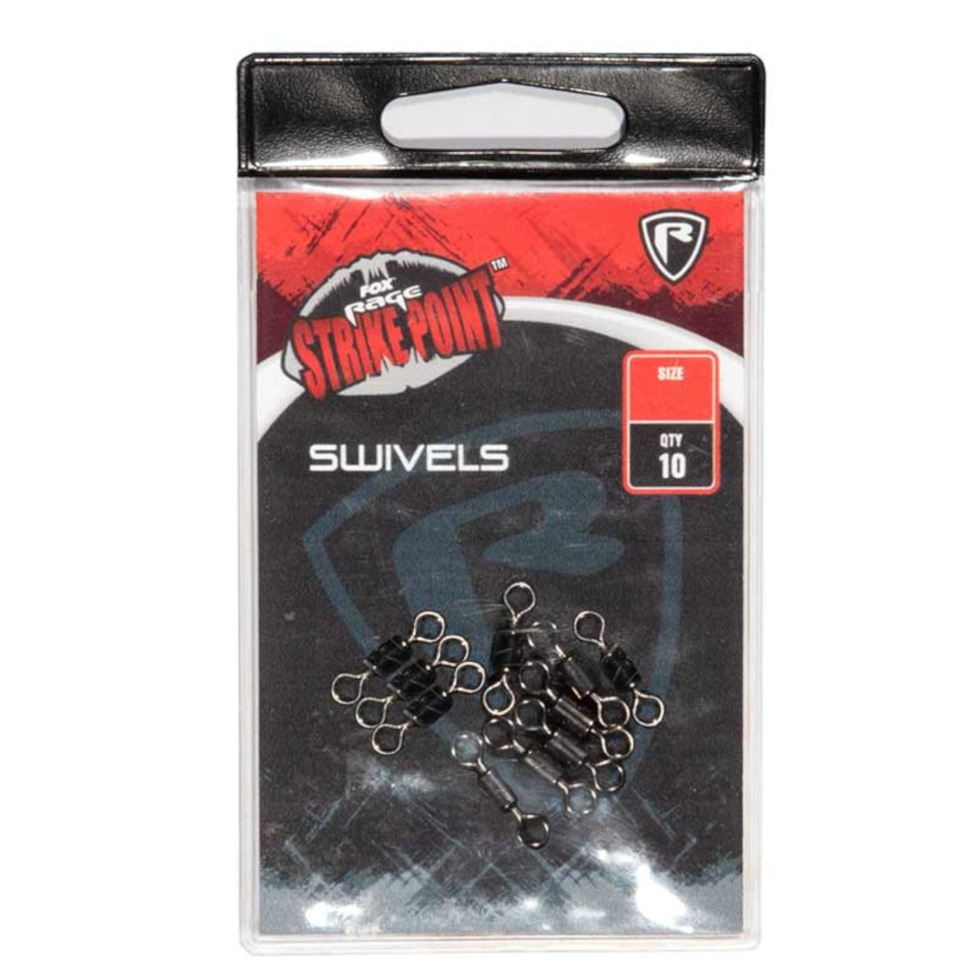 Schnurverbinder Fox Rage Strike Point Swivel - 10 Tönnchenwirbel