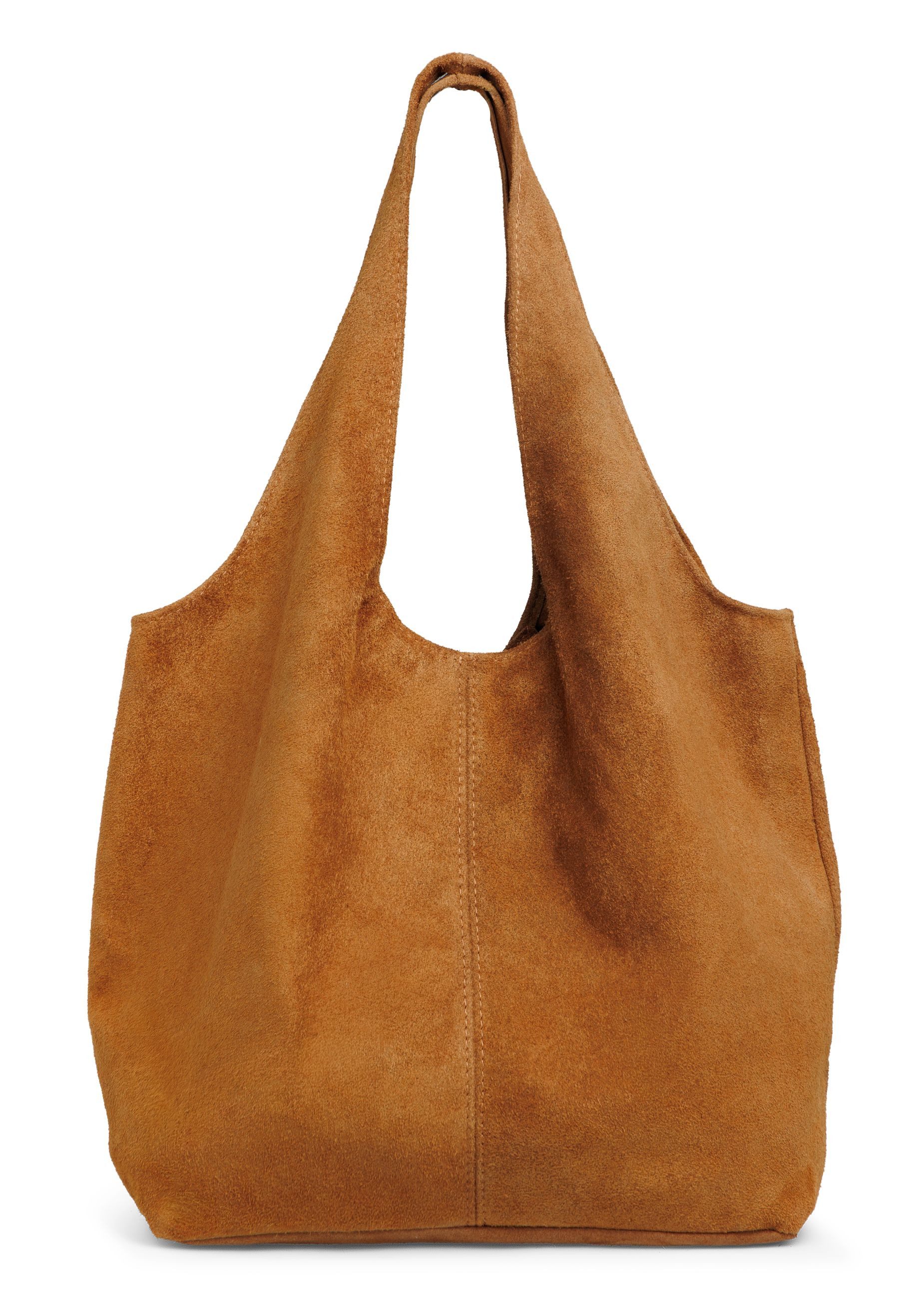 Schultertasche große Wildleder Hobo bag Damen Tasche - PREMUM LINE - Modell No.840