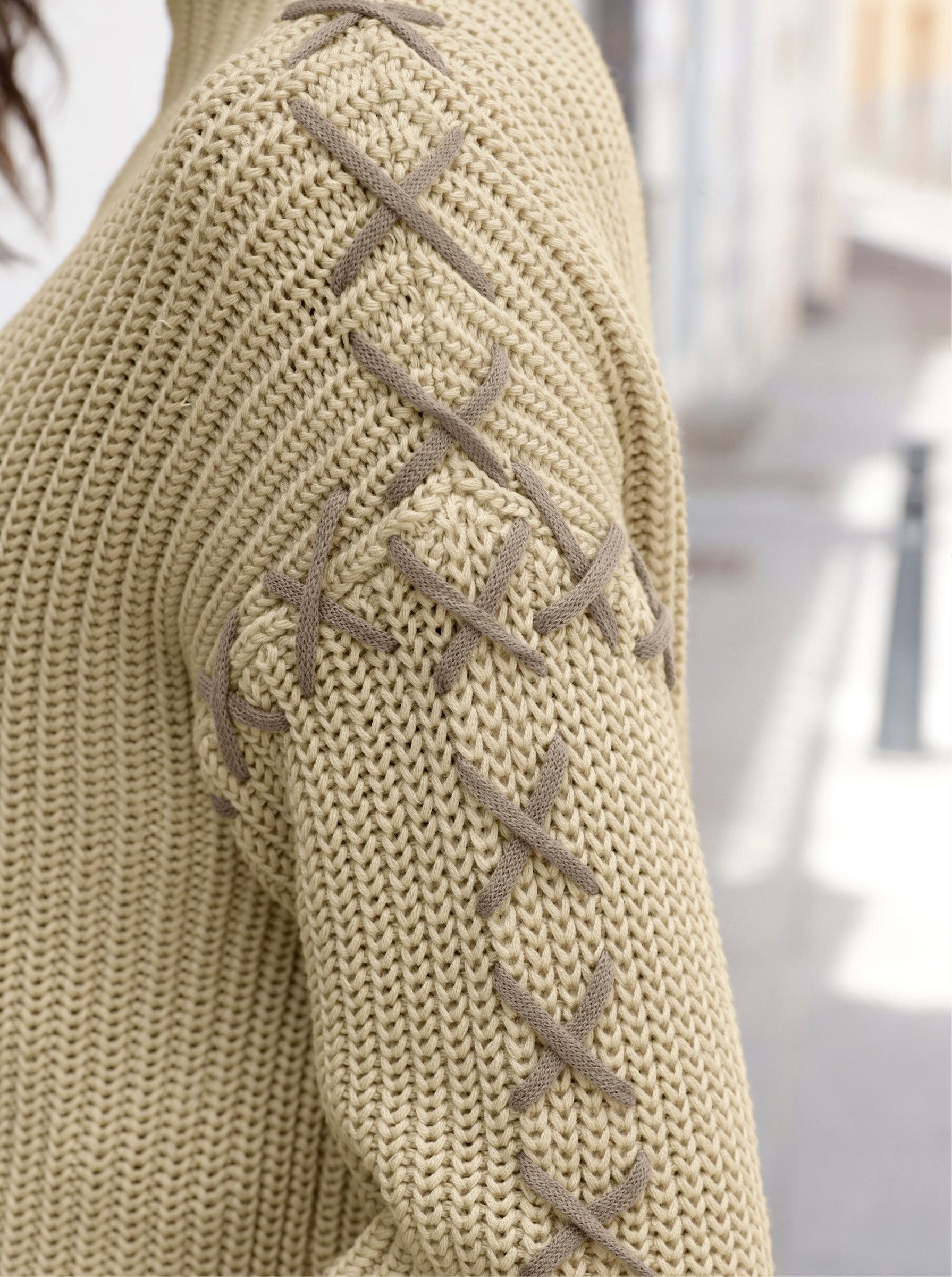 heine Strickpullover Pullover Langarm Rippoptik