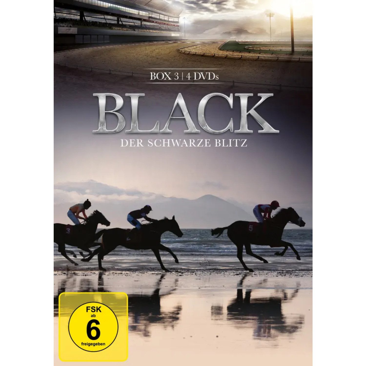 Spirit DVD Black, der schwarze Blitz. Box.3, 4 DVD