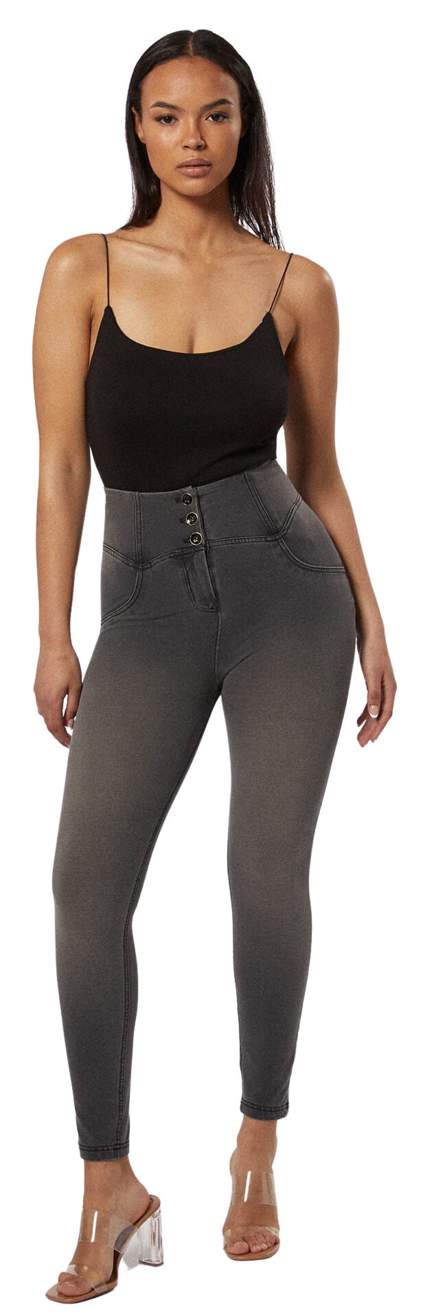 Freddy Джегинсы WRUP4SHF413, WR.UP® Джегинсы in 7/8 Длина mit sehr hohem Taillenbund Smoothing Effekt, Shaping Effekt, Lifting Effekt, betonter Po