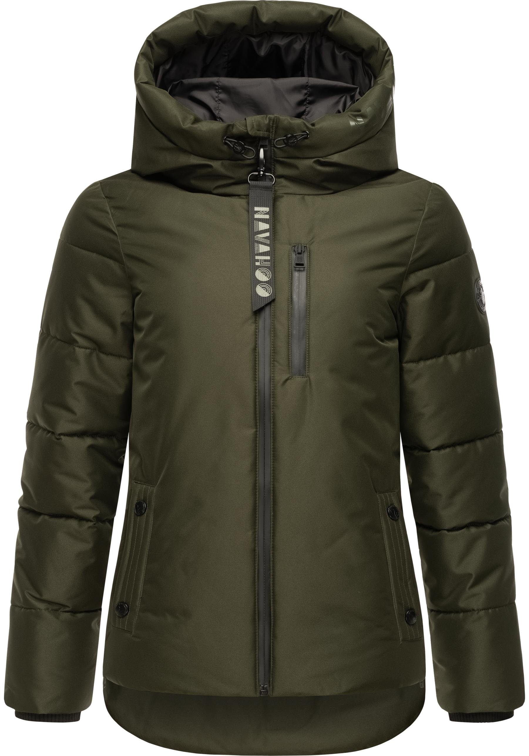 Navahoo Steppjacke Krümelein stylische Damen Winterjacke mit dezenter Steppung