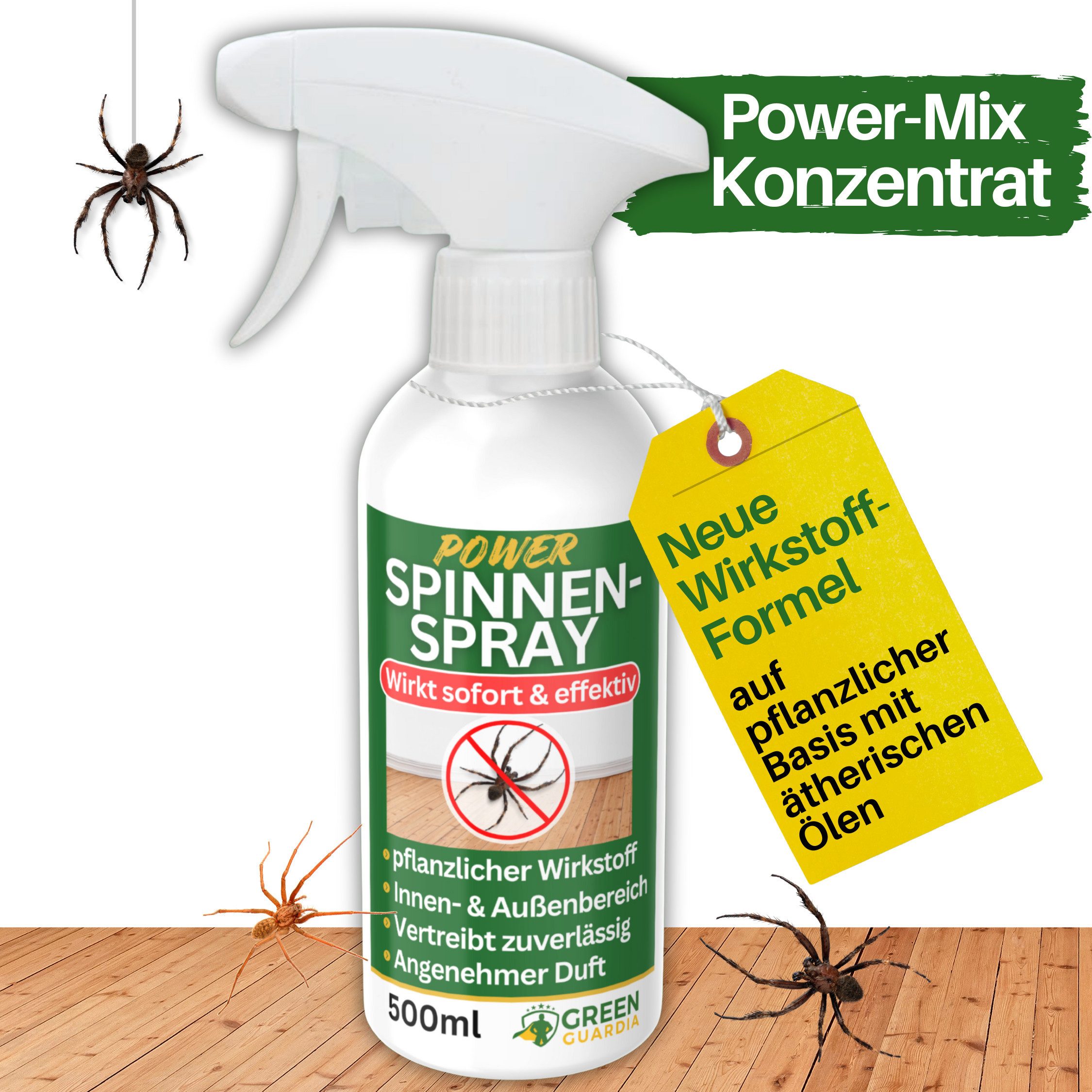 Insektenvernichter Spinnen Abwehrspray Power-Konzentrat, 500ml - für Innen & Außen