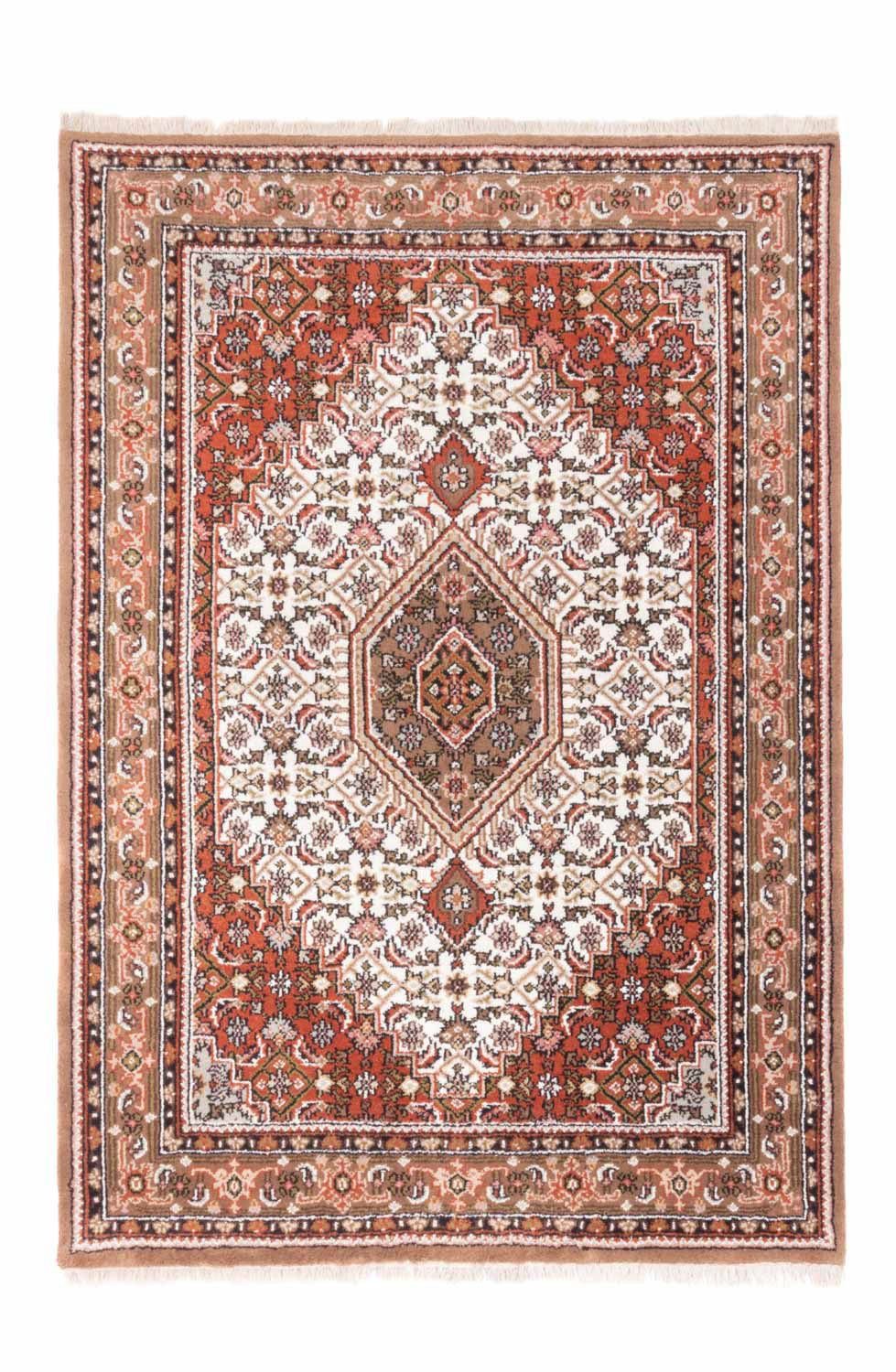 Orientteppich Orientteppich - Bidjar - Indus - Bombay - läufer, morgenland, rechteckig, Höhe: 18 mm, handgeknüpft Beige