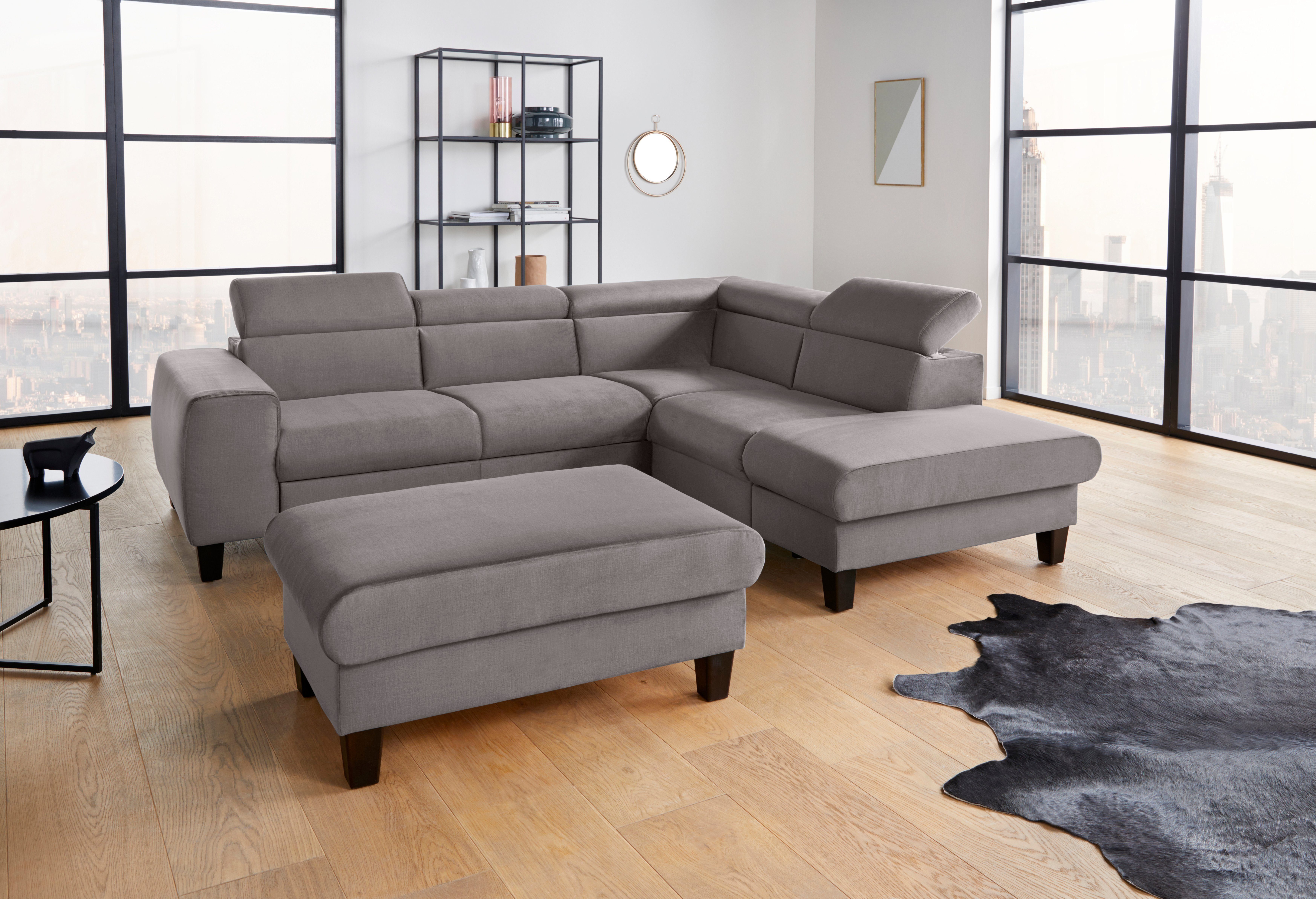 COTTA Polstergarnitur Morven L-Form, (Set), Set bestehend aus: Ecksofa mit günstig online kaufen
