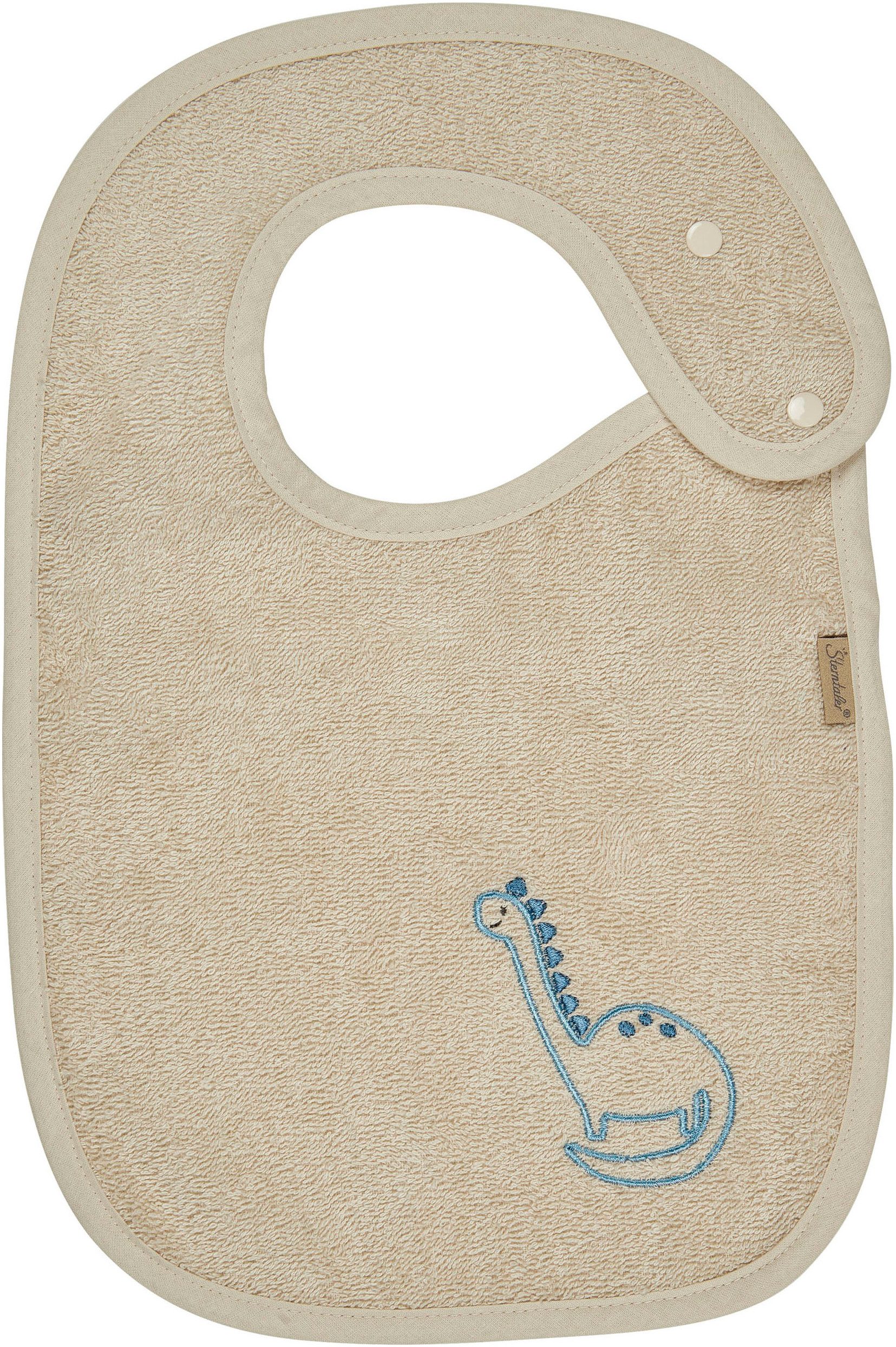 Lätzchen Dino Rexi, beige