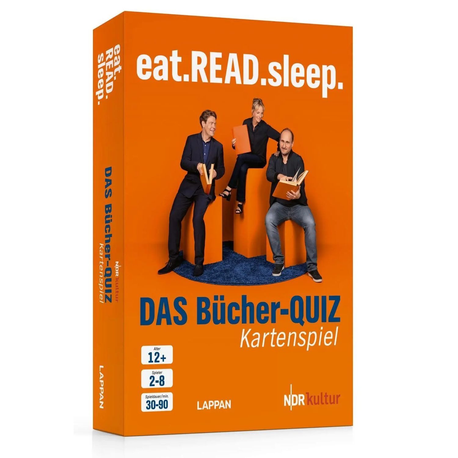 Lappan Verlag Spiel eat.READ.sleep - Das Bücher-Quiz