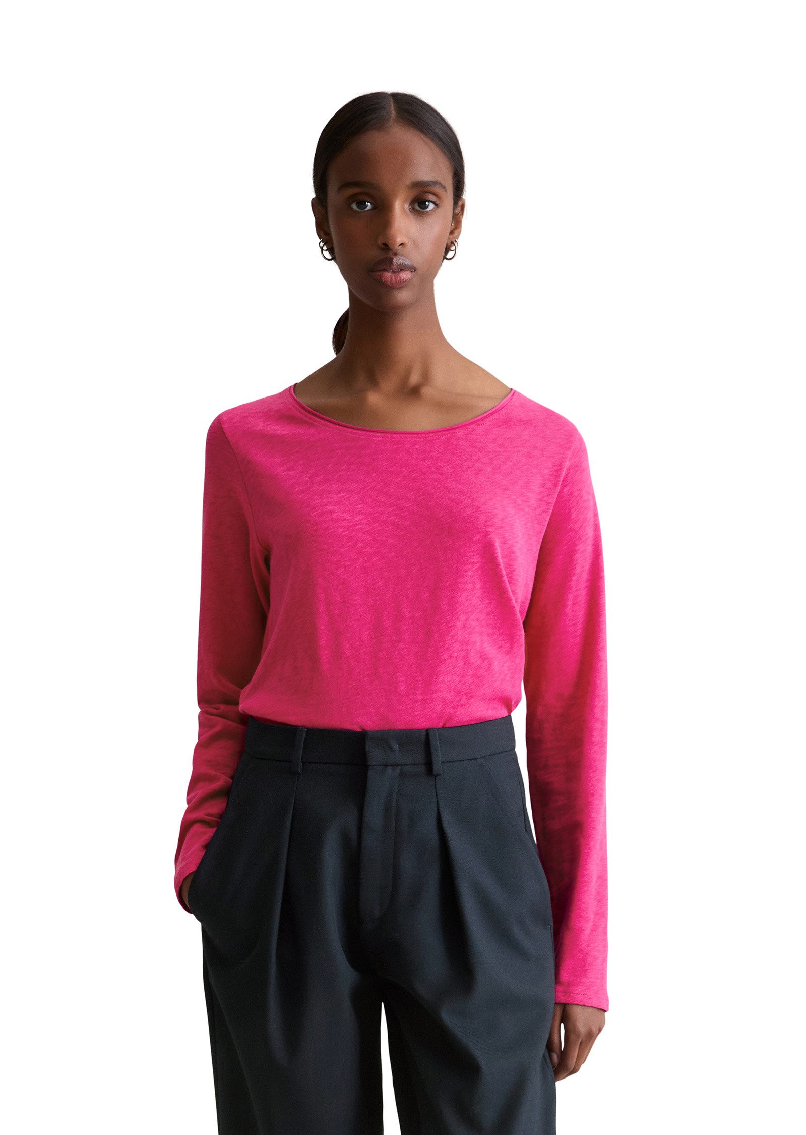 Marc O'Polo DENIM Langarmshirt aus Organic Cotton