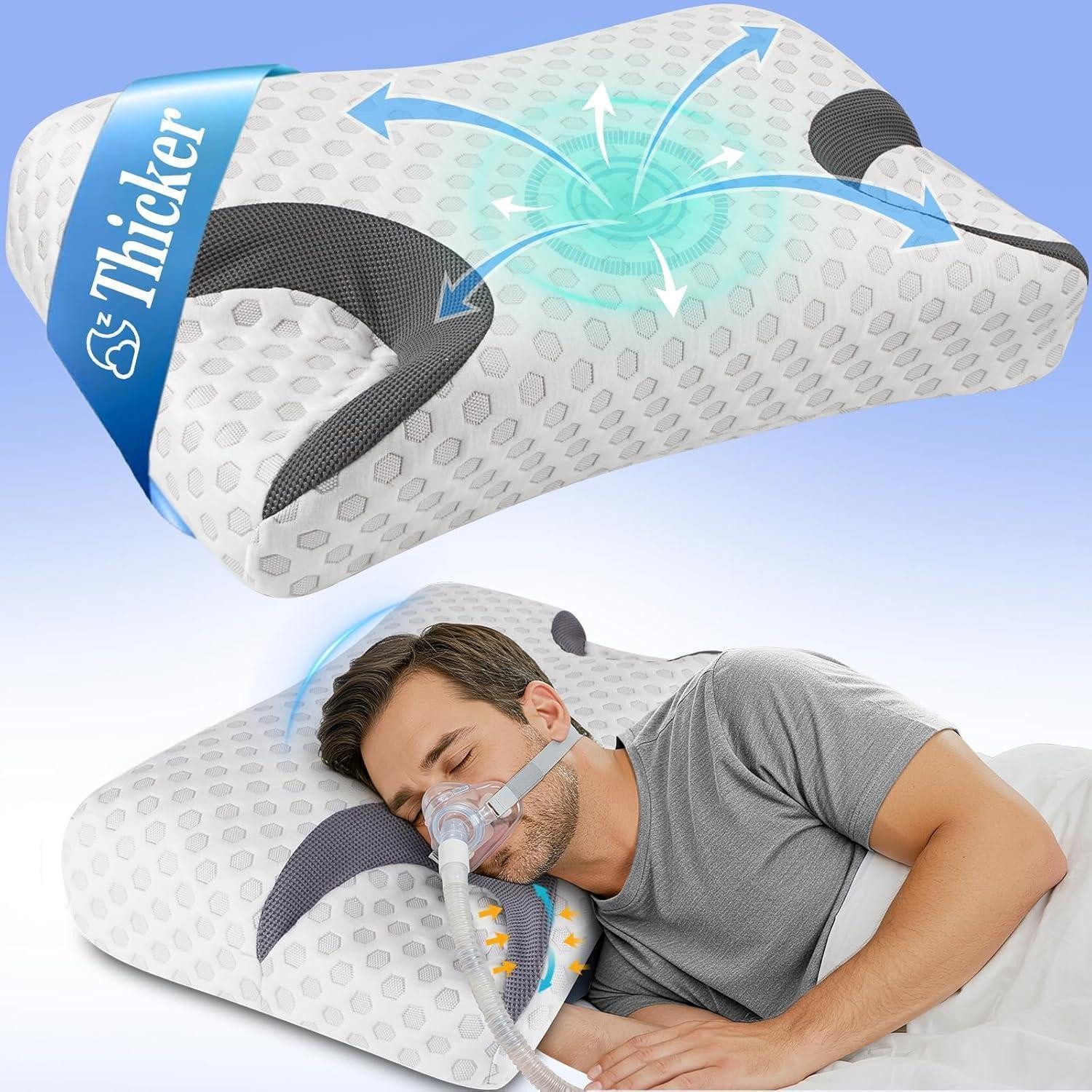 LuxusKollektion Nackenstützkissen Hypuno CPAP-Kissen Seitenschläfer King
