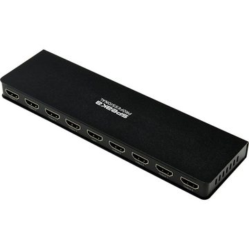SpeaKa Professional HSP860-18 8 Port HDMI-Splitter Ultra HD-fähig HDMI-Adapter, Ultra HD-fähig