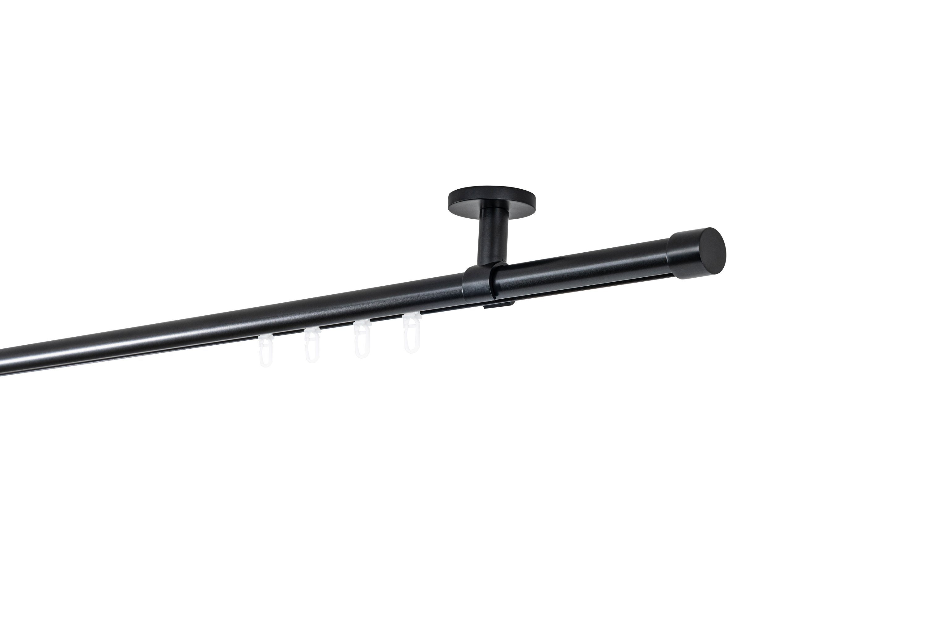 ondeco Gardinenstange Profil Deckenabstand 4cm Kappe, günstig online kaufen