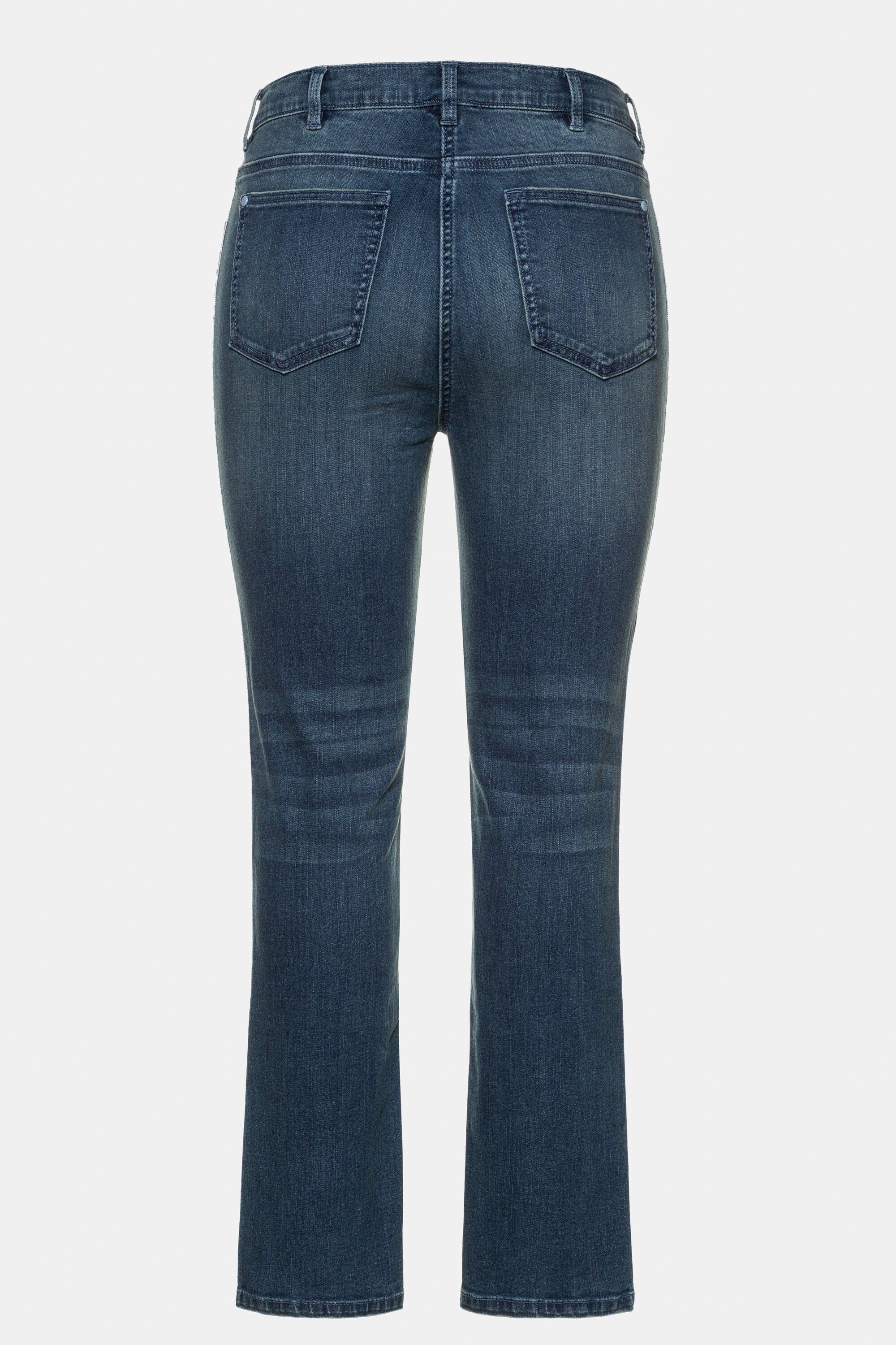 leicht schmale Ulla 5-Pocket-Form Funktionshose Popken destroyed Galon Jeans