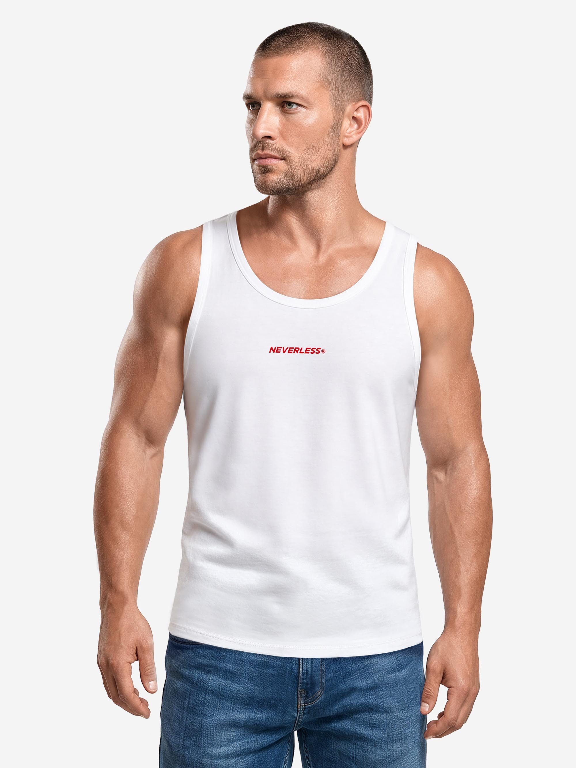 Neverless Tanktop Tanktop Herren mit Grafik-Print - Design Tokyo Drifting- Trägershirt mit Print
