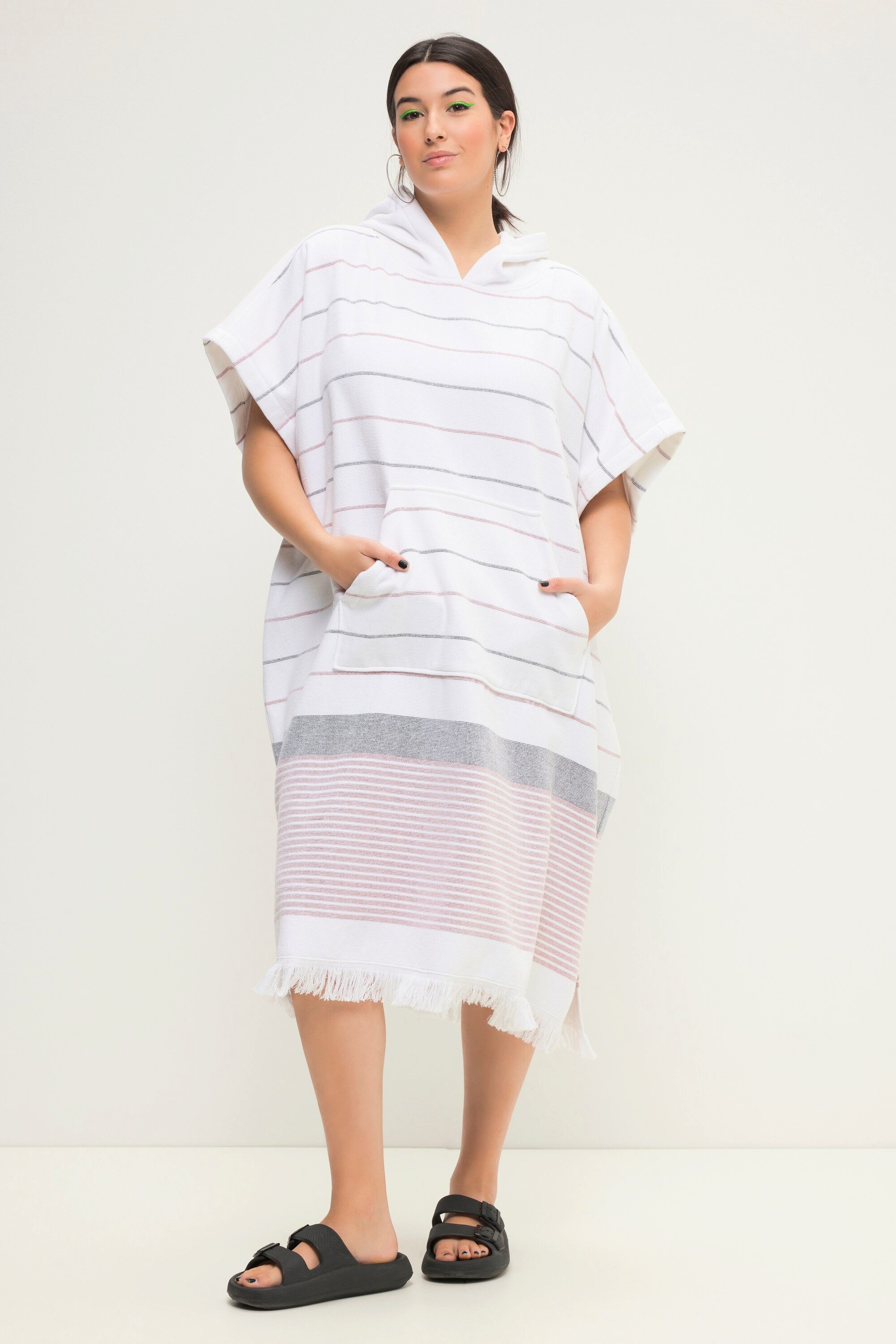 Studio Untold Midikleid Badeponcho Boxy Shape günstig online kaufen