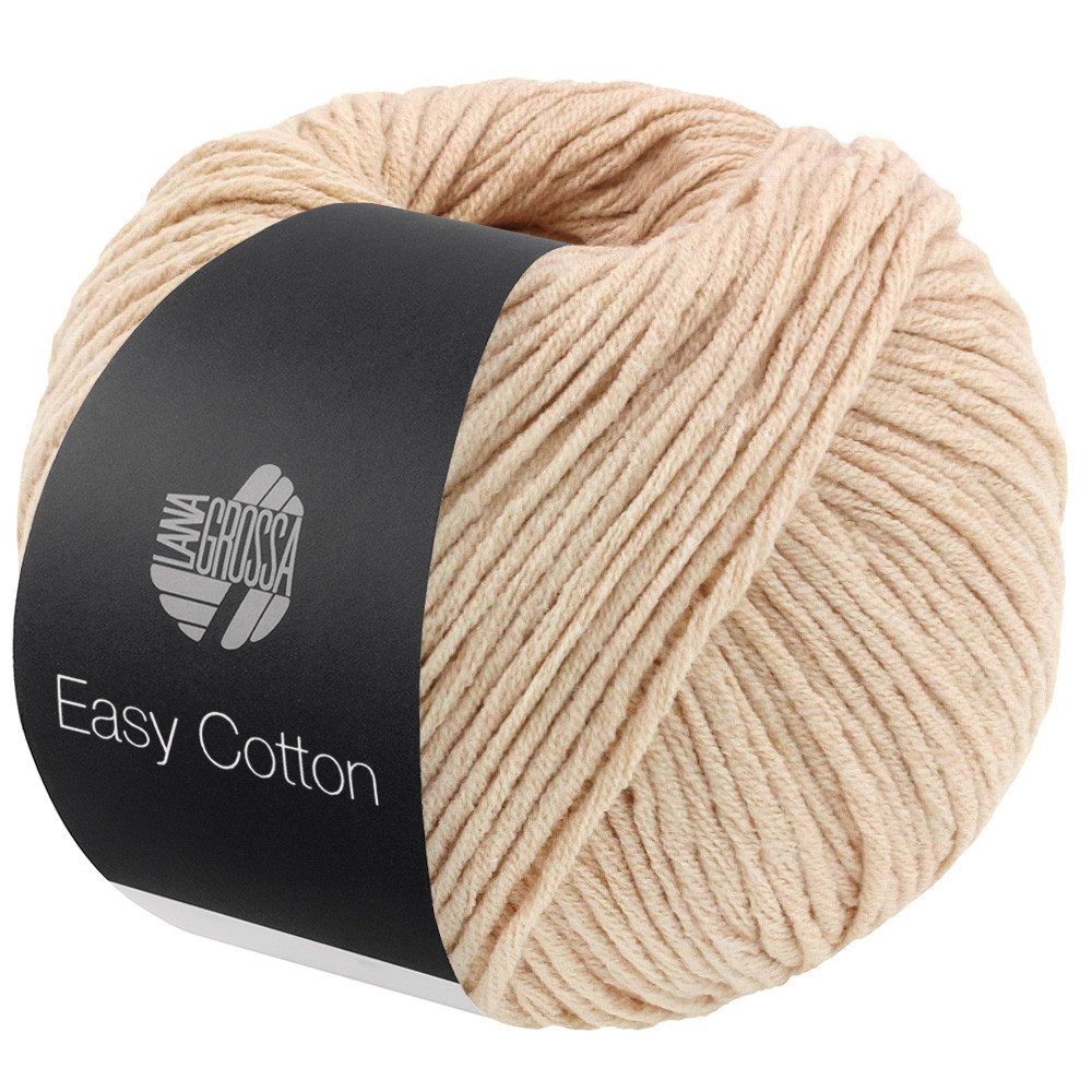 LANA GROSSA EASY COTTON Häkelwolle, 123 m (Weiches Garn für Strick- und Häkelprojekte), 50 g
