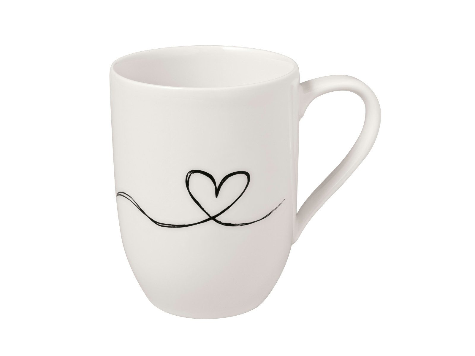 Villeroy & Boch Becher Statement Henkelbecher Lieblingsoma 0,29l Set 2tlg, Premium Porcelain
