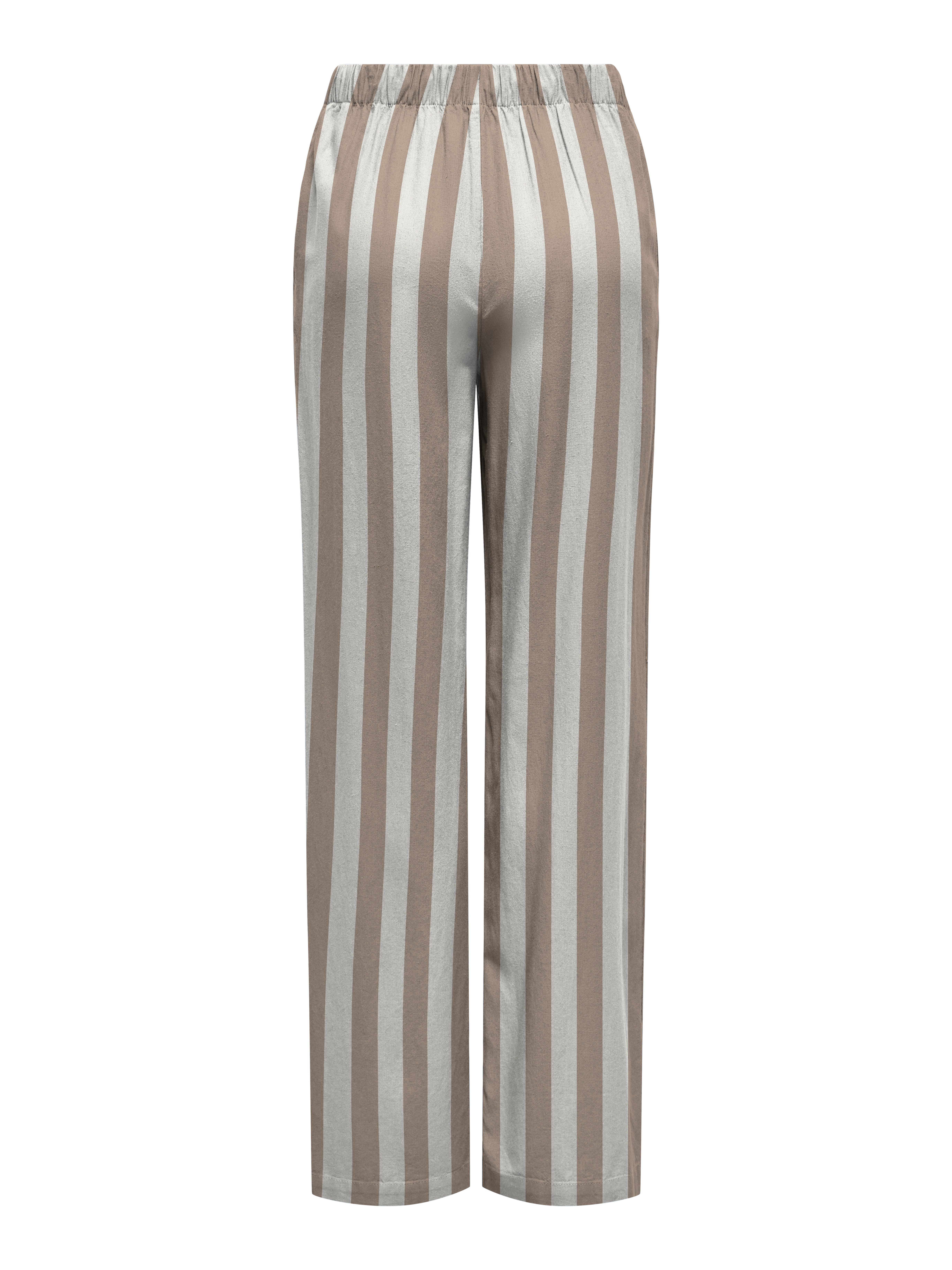 ONLY Schlupfhose ONLGOA MW LINEN BL PULL-UP PANT CC PNT mit Leinen