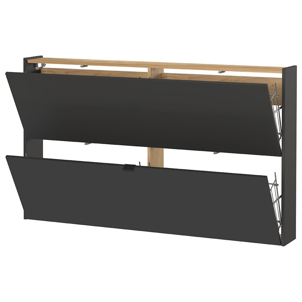 Lomadox Schuhschrank ABERDEEN-01 mit 2 Klappen, günstig online kaufen