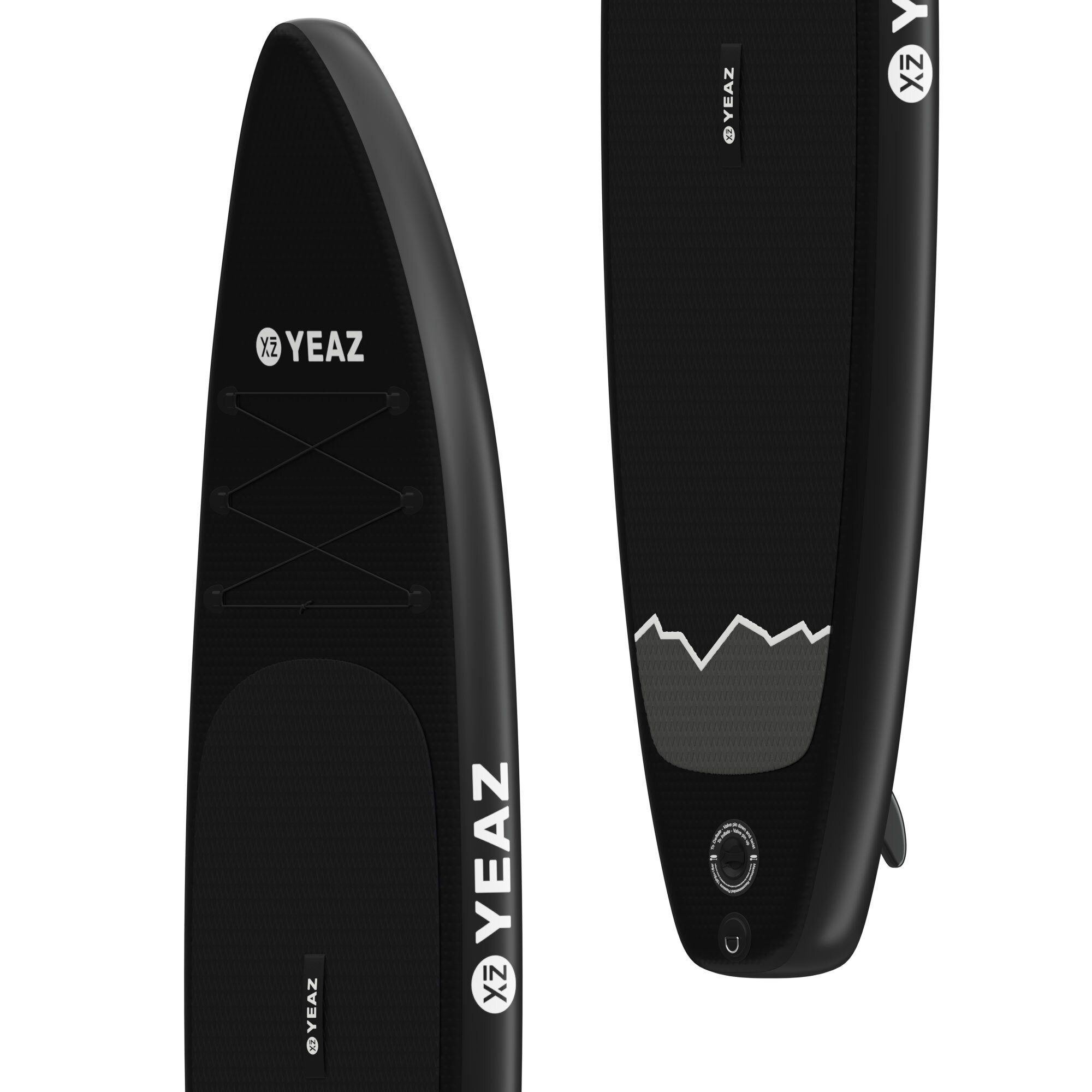 YEAZ Inflatable SUP-Board NELIO - EXOTRACE - SUP Board, Inflatable SUP Board, (Set), inkl. Zubehör wie Finne und Handpumpe